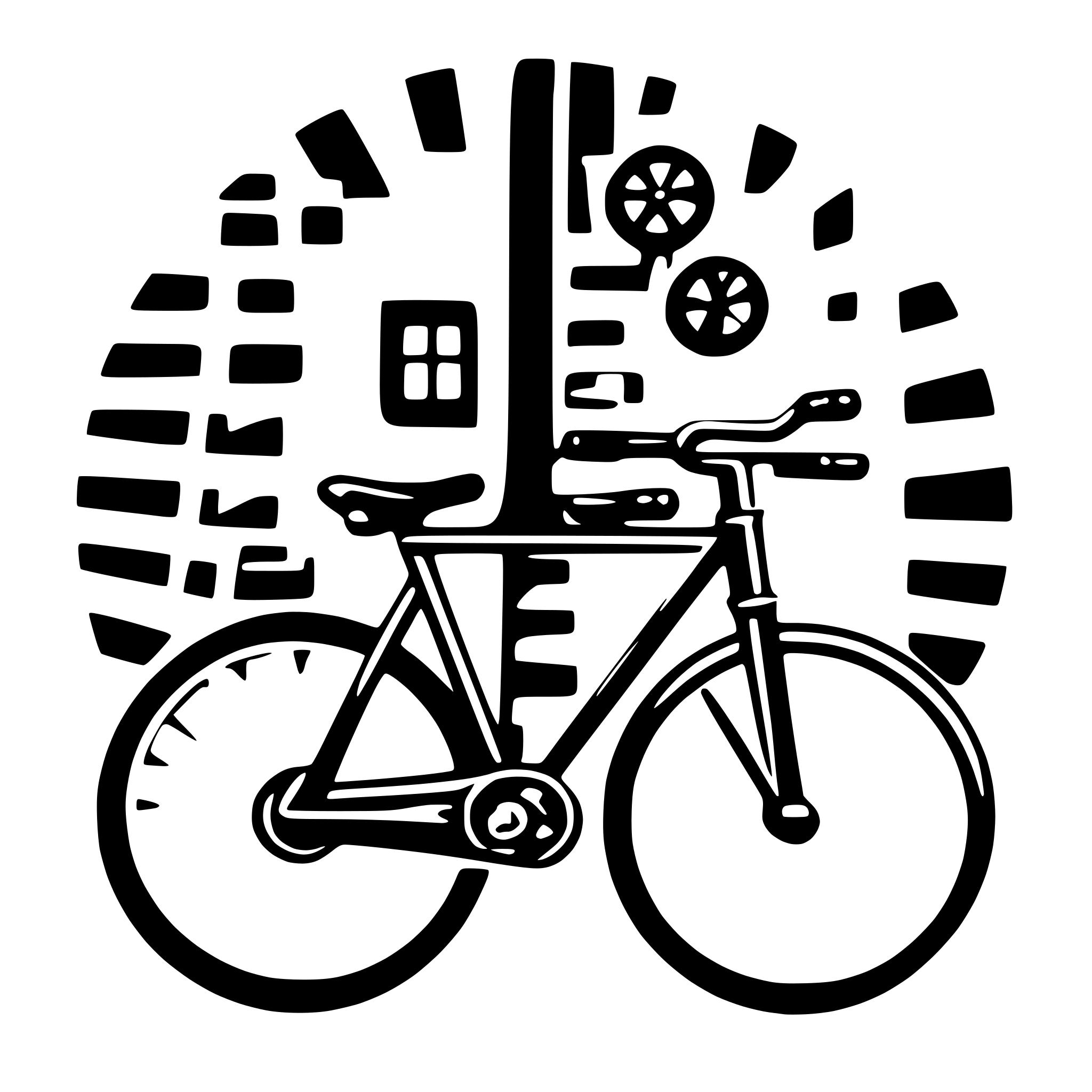 AI-generated SVG of a bicycle surrounded by curly braces