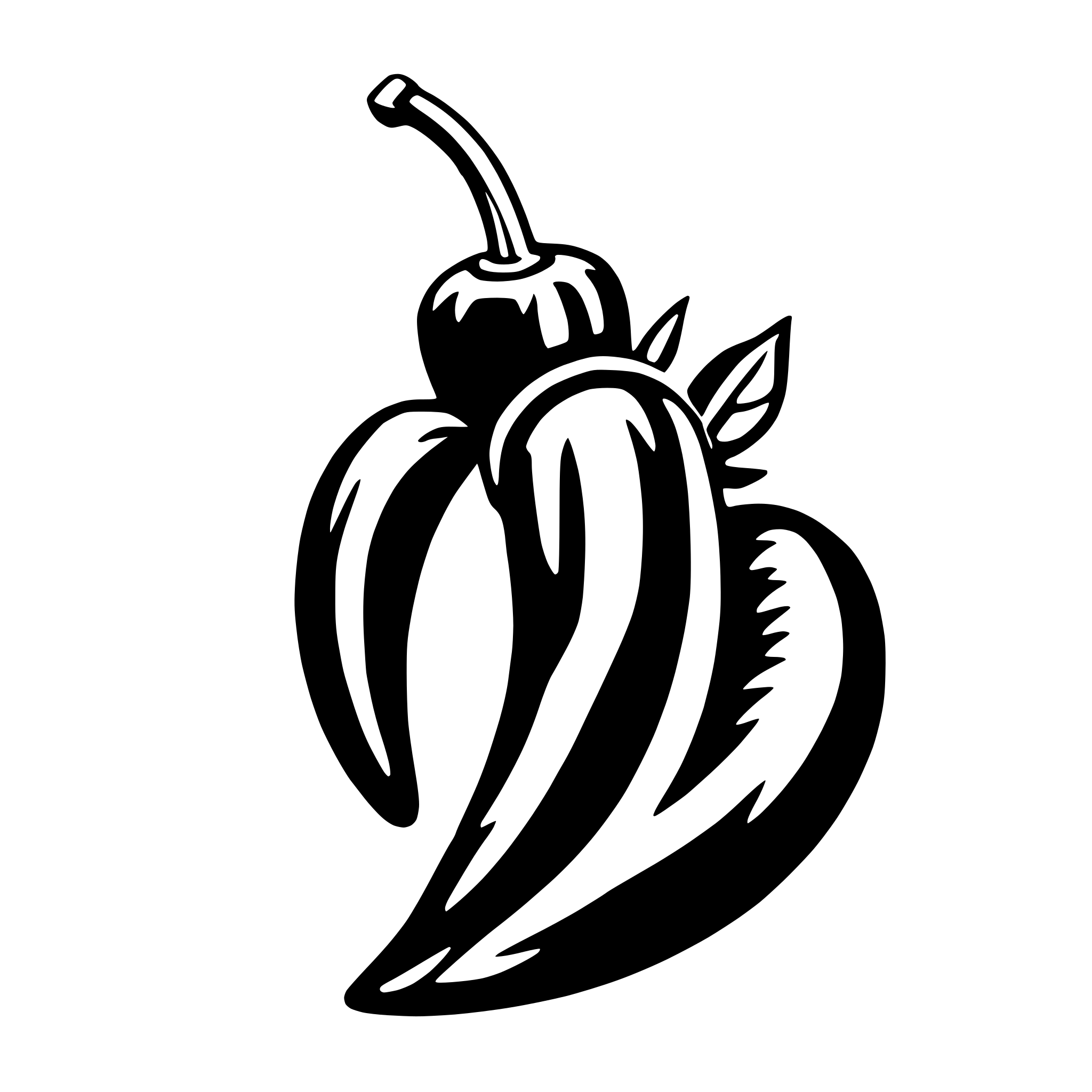 AI-generated SVG of a chili pepper