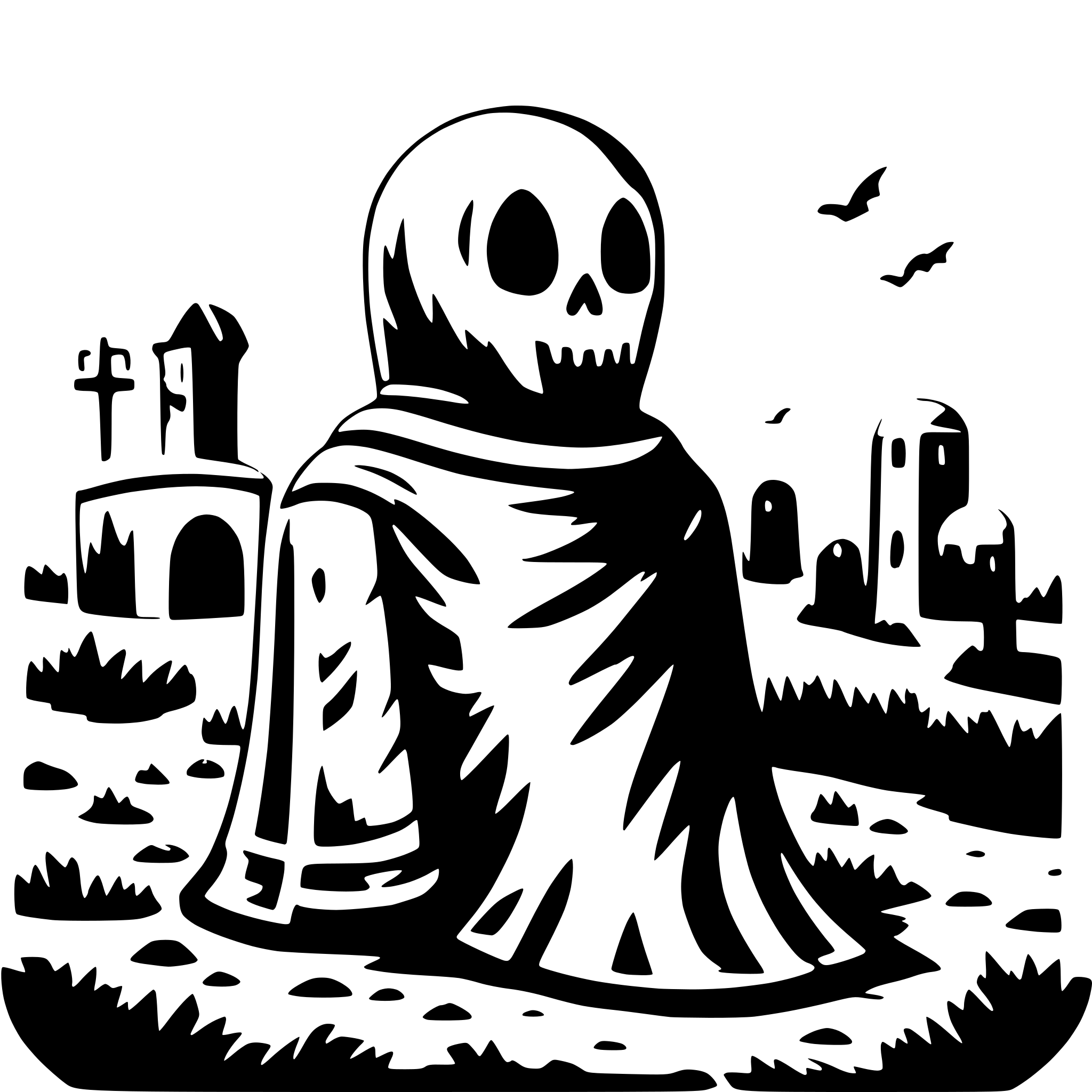 AI-generated SVG of 'ghost army'