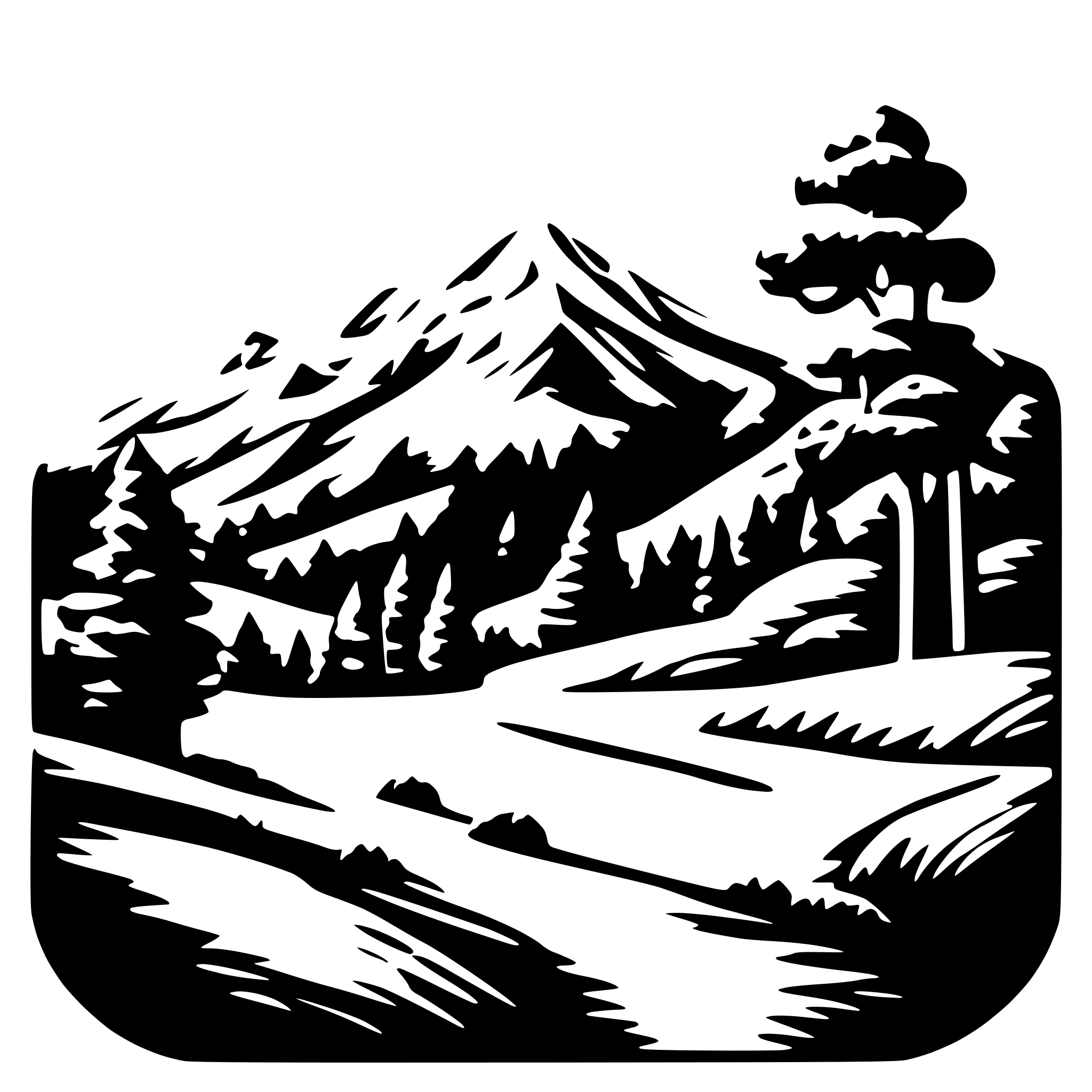 AI-generated SVG of a MOUNTAIN VIEW
