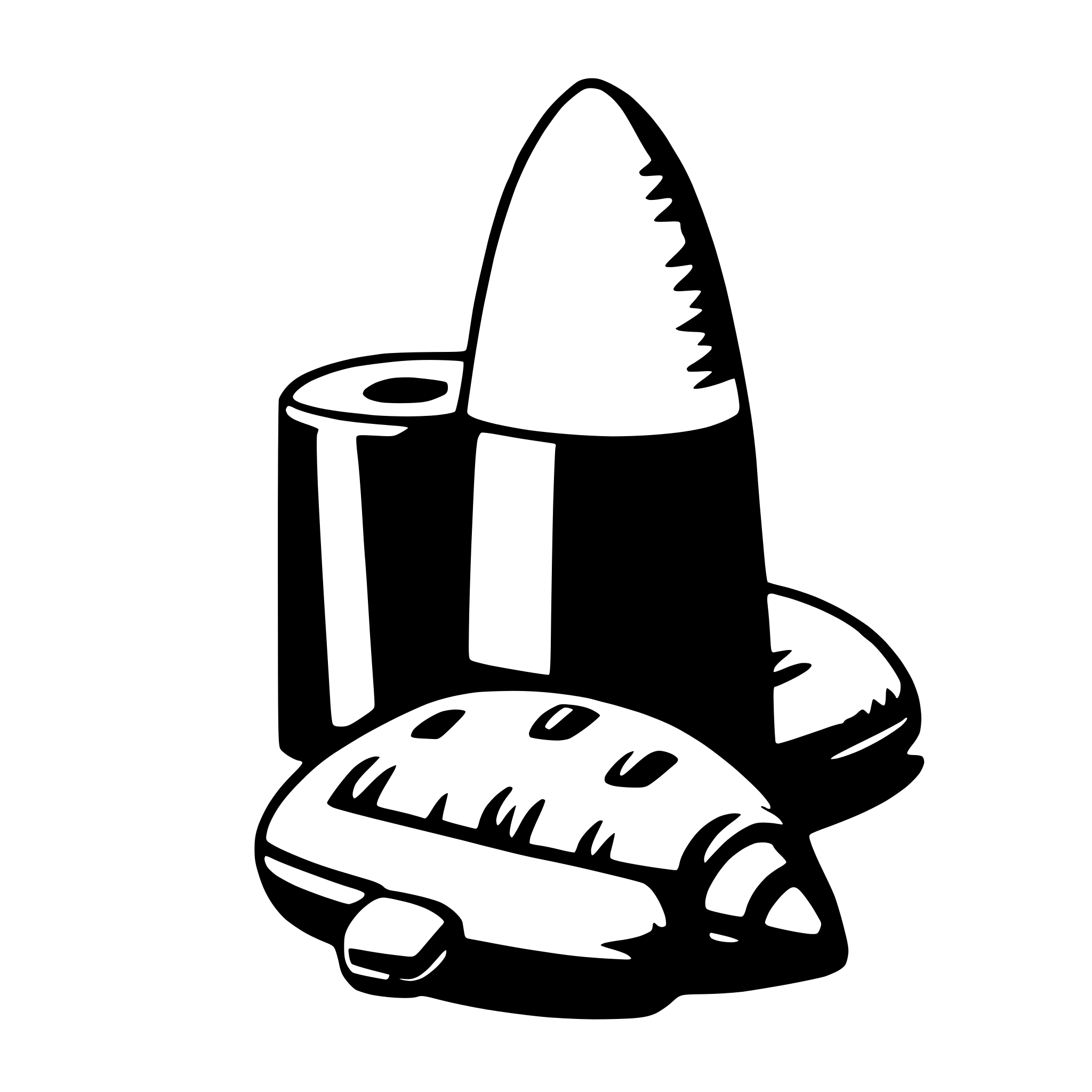 AI-generated SVG of a candy corn