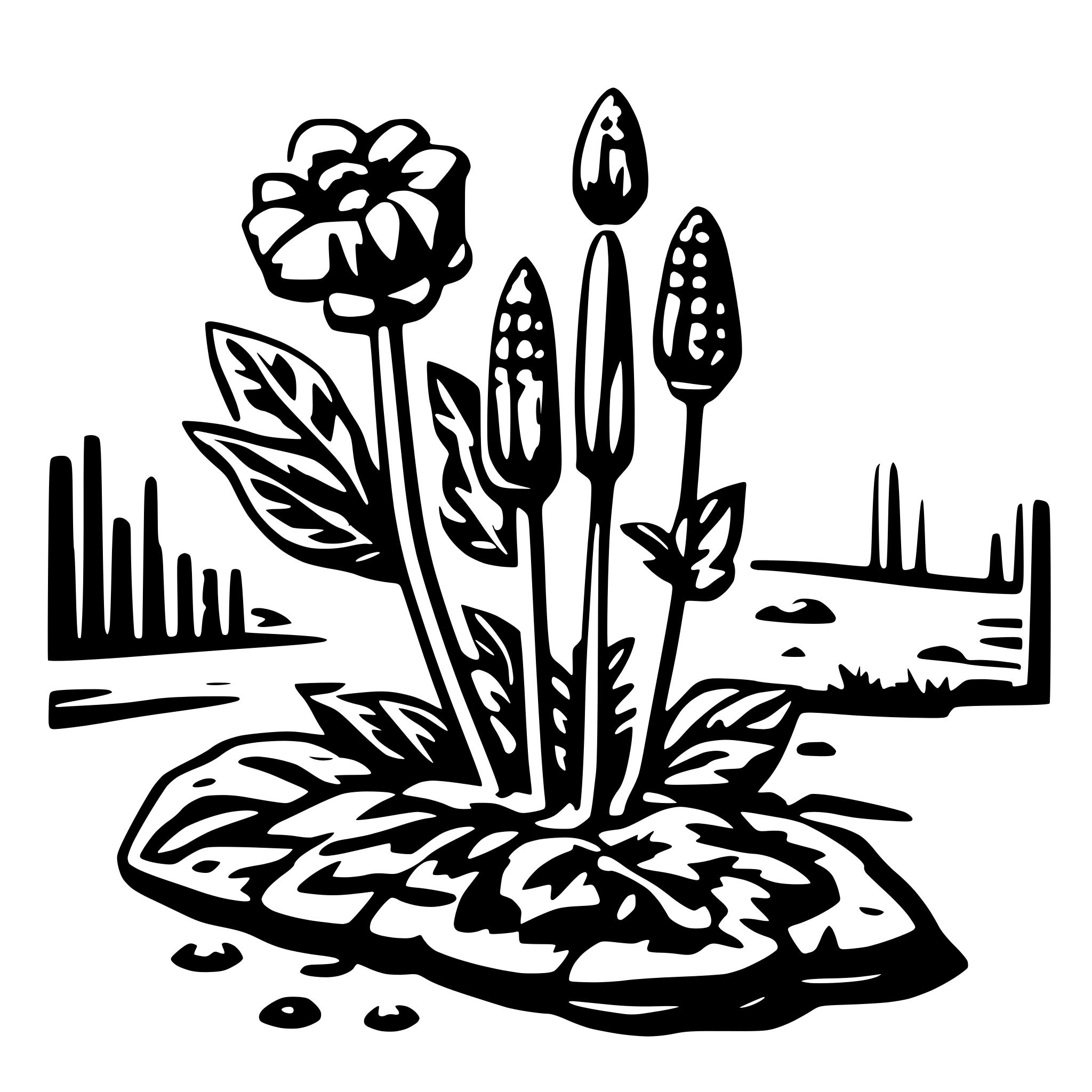 AI-generated SVG of 'khmissa'