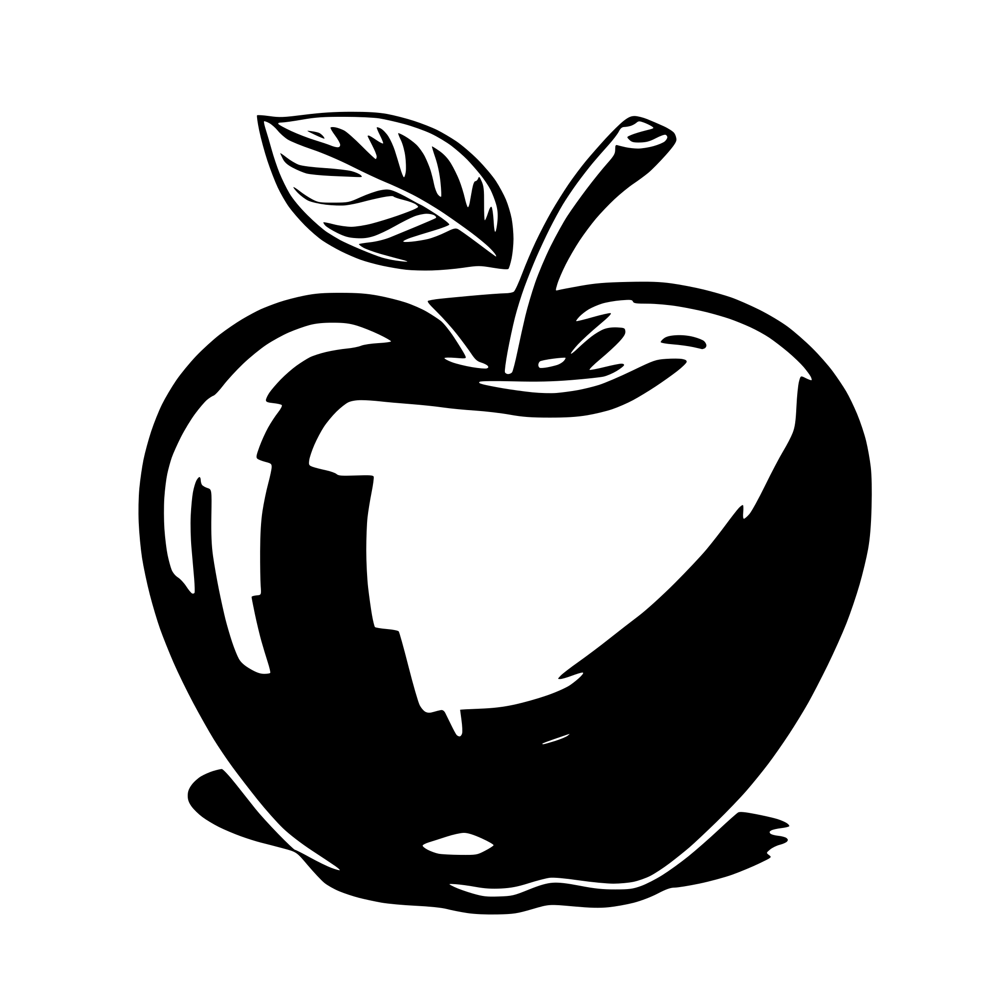 AI-generated SVG of a apple