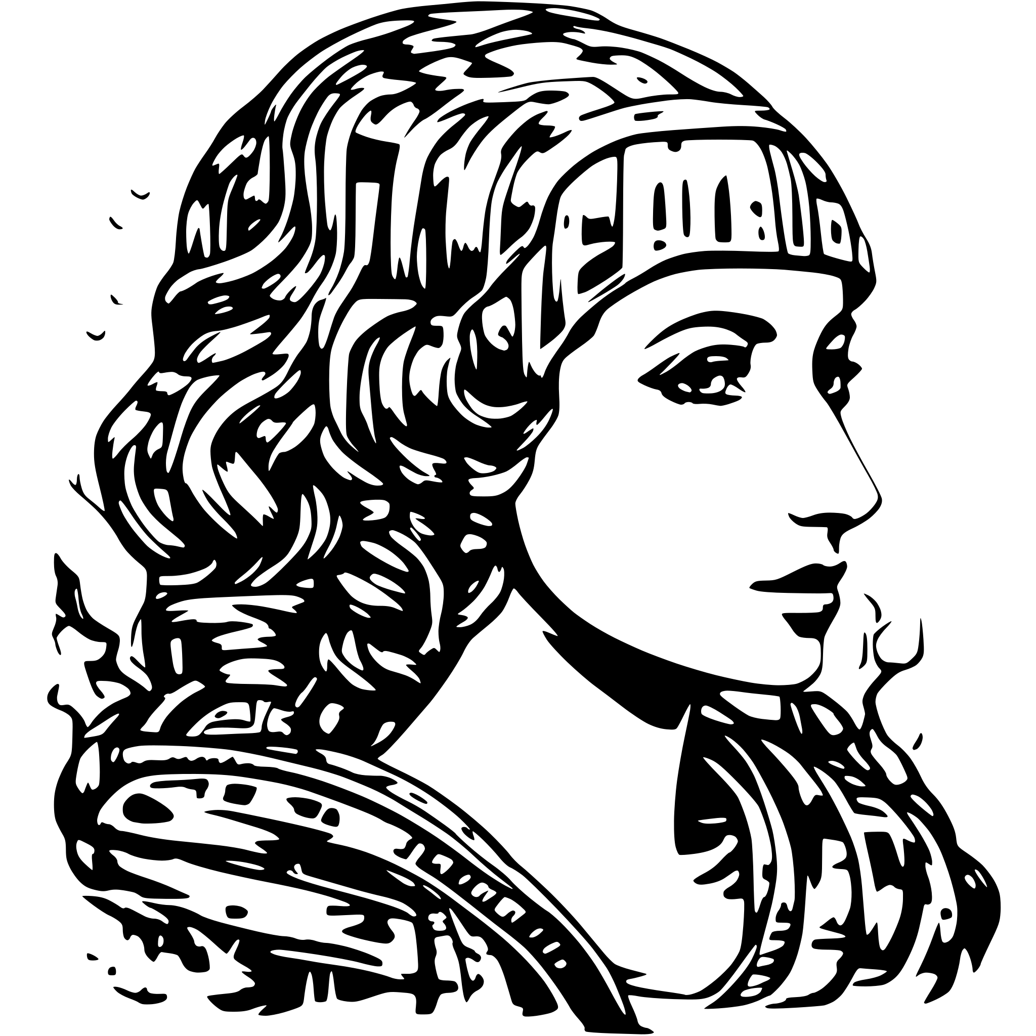 AI-generated SVG of a ai assistant