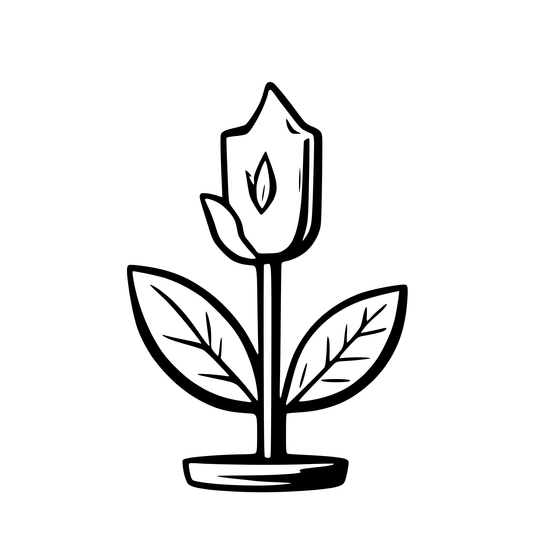 AI-generated SVG of a magnolia flower candle logo and text Light me up ! in curved text font all i9n black and white