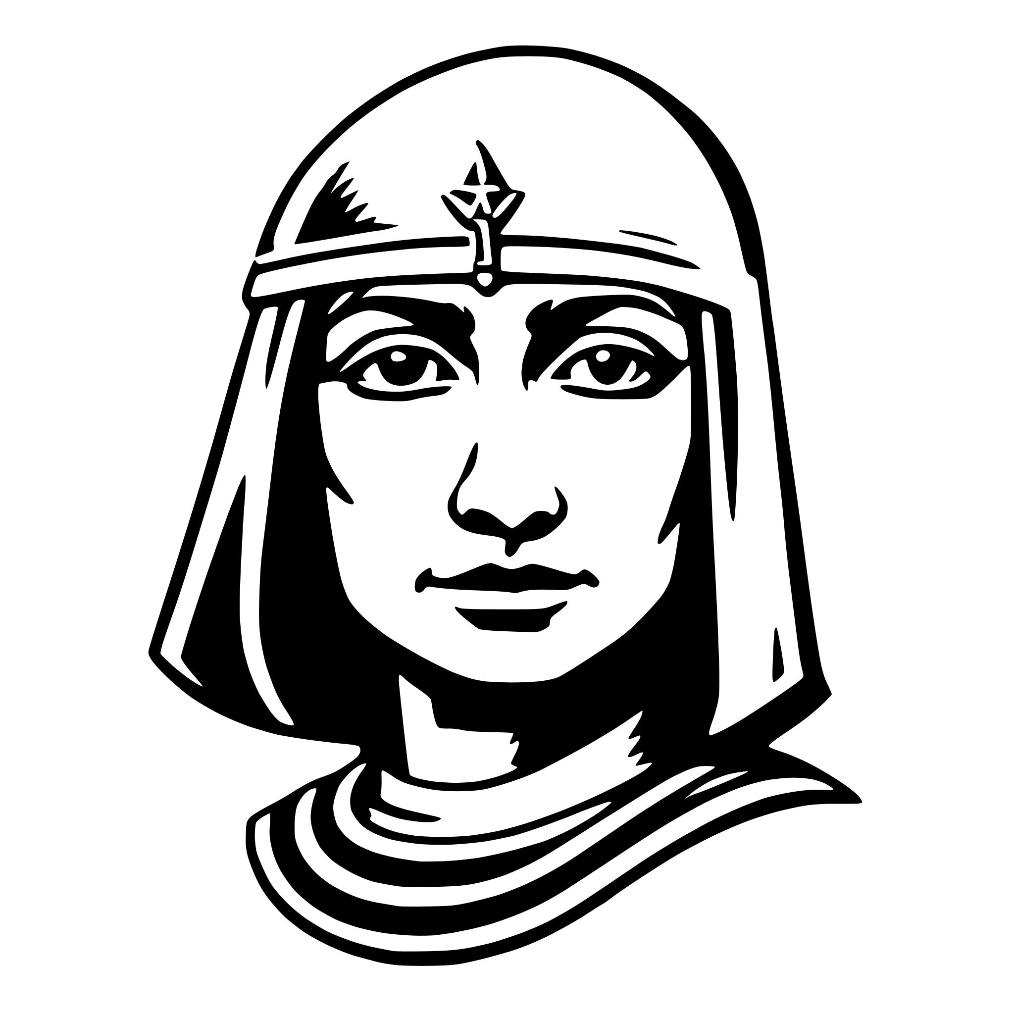 AI-generated SVG of 'ra'