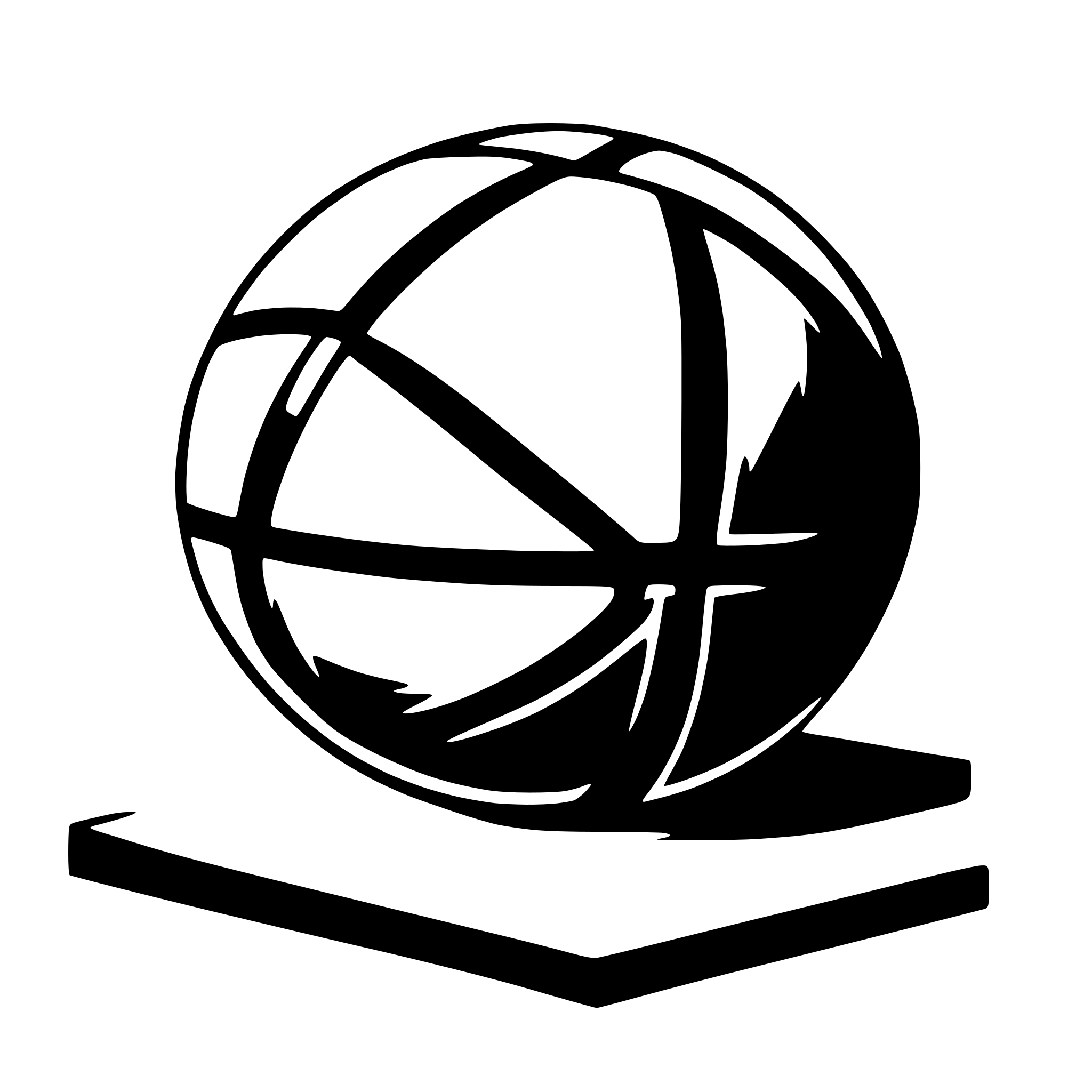 AI-generated SVG of a basketball