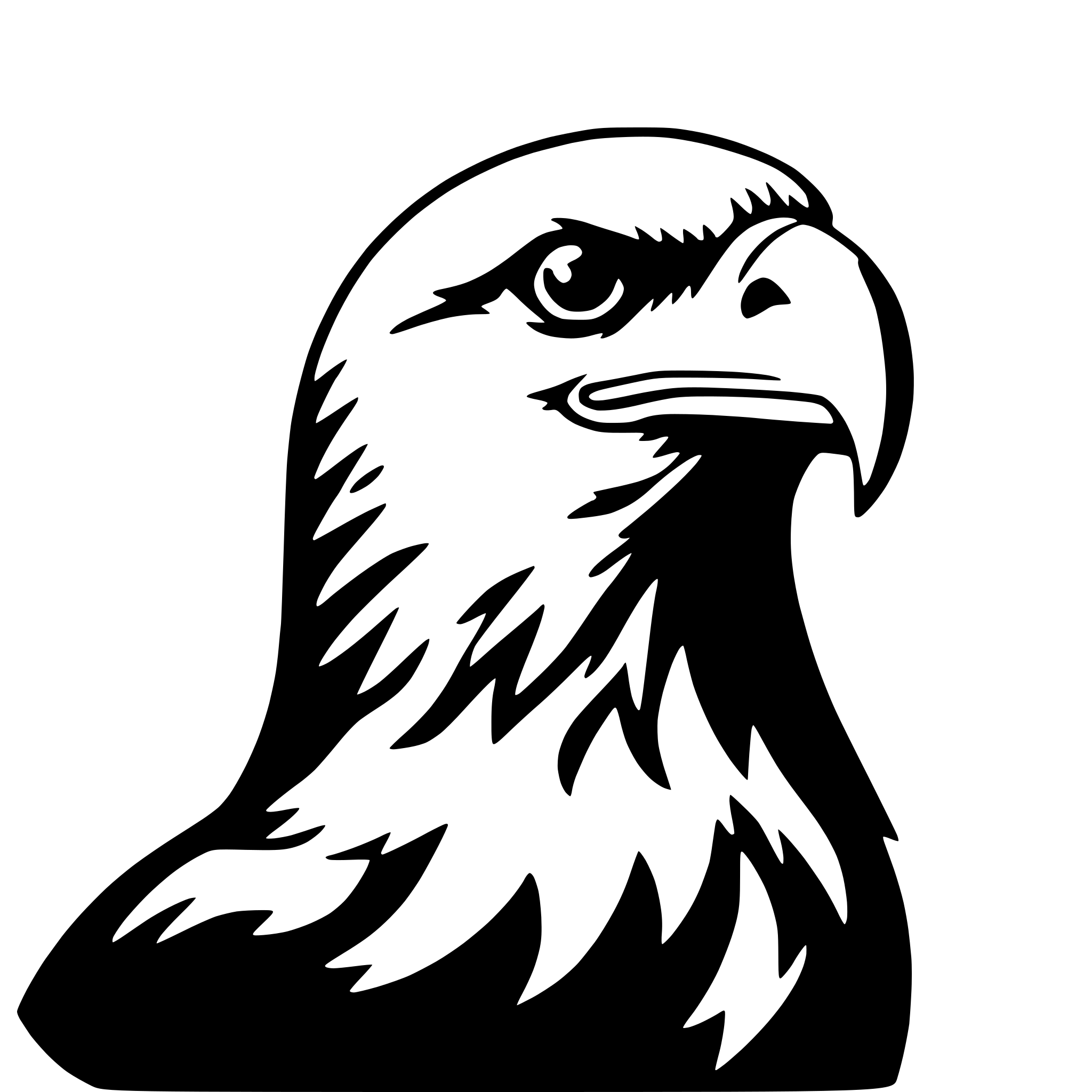 AI-generated SVG of 'bald eagle'