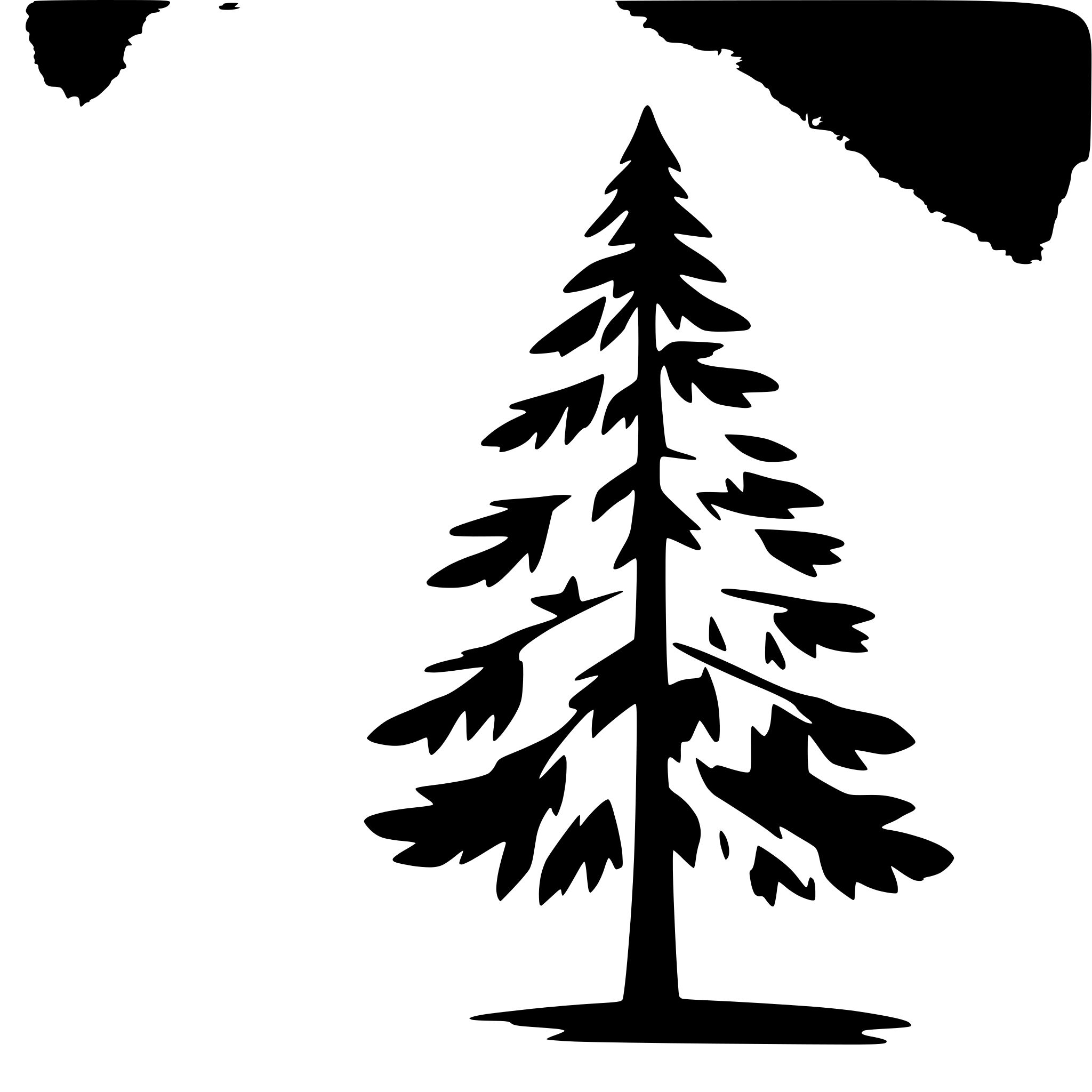 AI-generated SVG of a PINE TREE SIMPLE silhouette