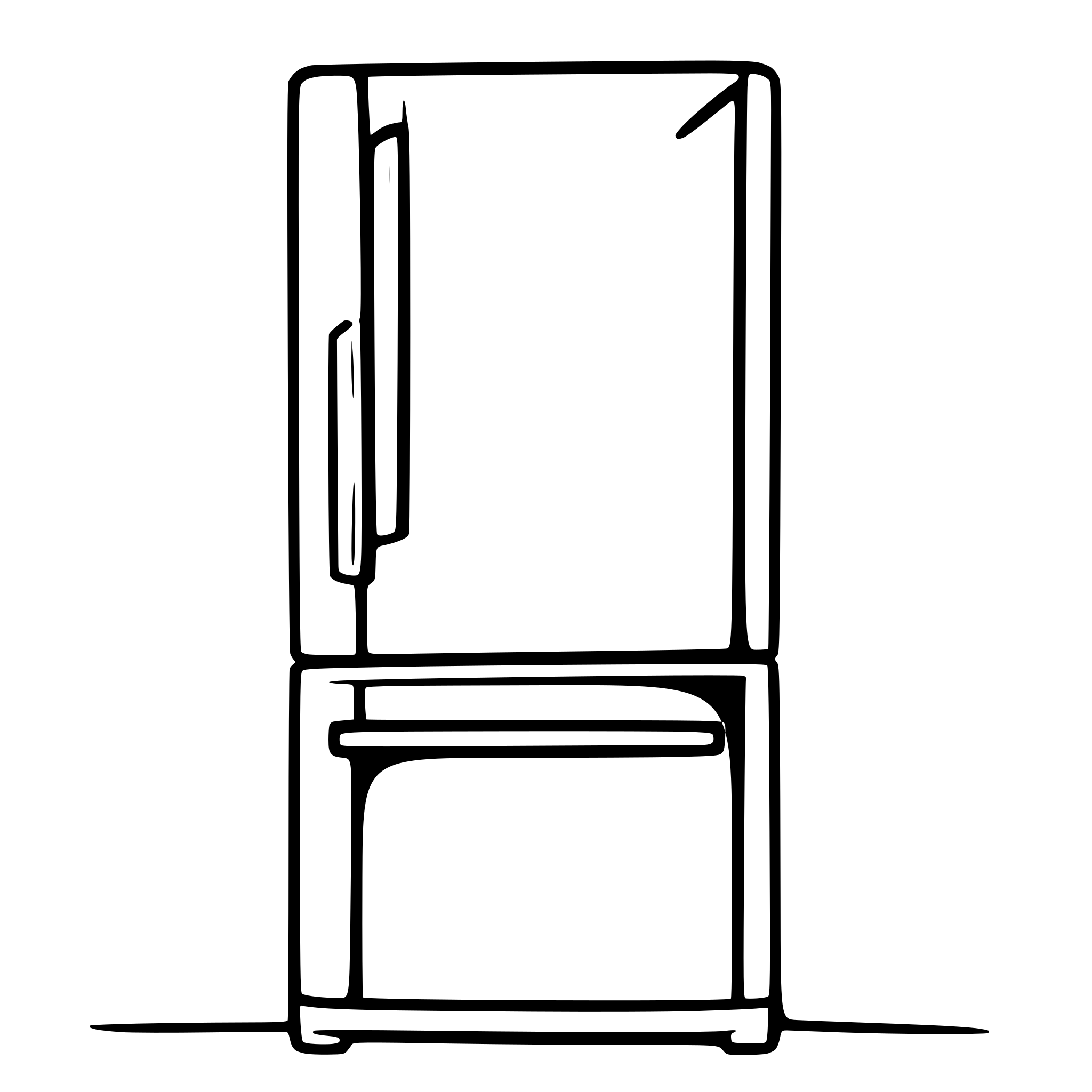 AI-generated SVG of 'french door refrigerator'