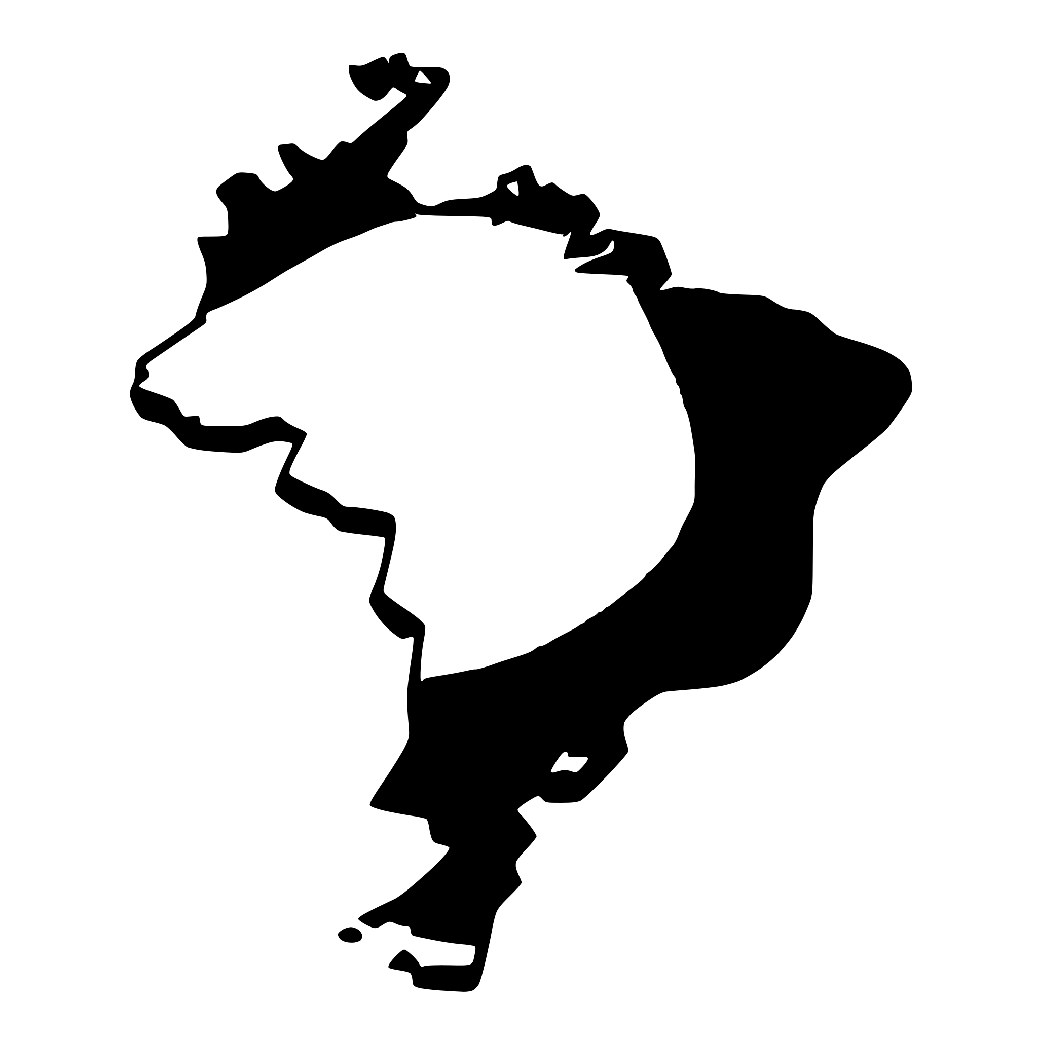 AI-generated SVG of 'outlined brazil'