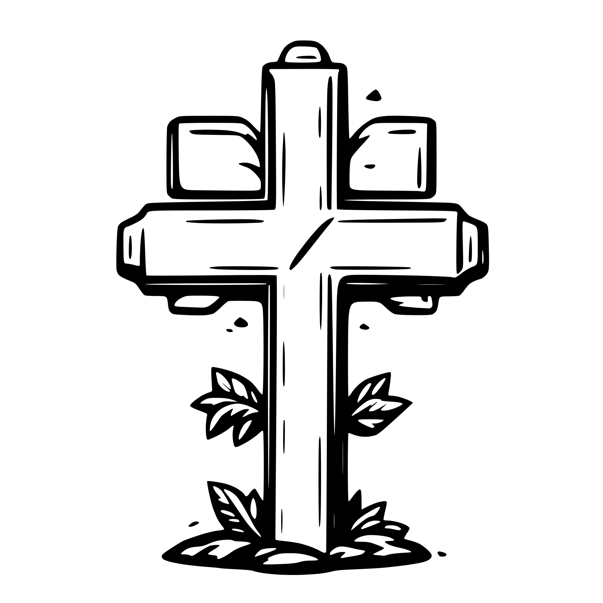 AI-generated SVG of a create super cute cross to use as baptism souvenir AI-generated SVG of a create super cute cross to use as baptism souvenir