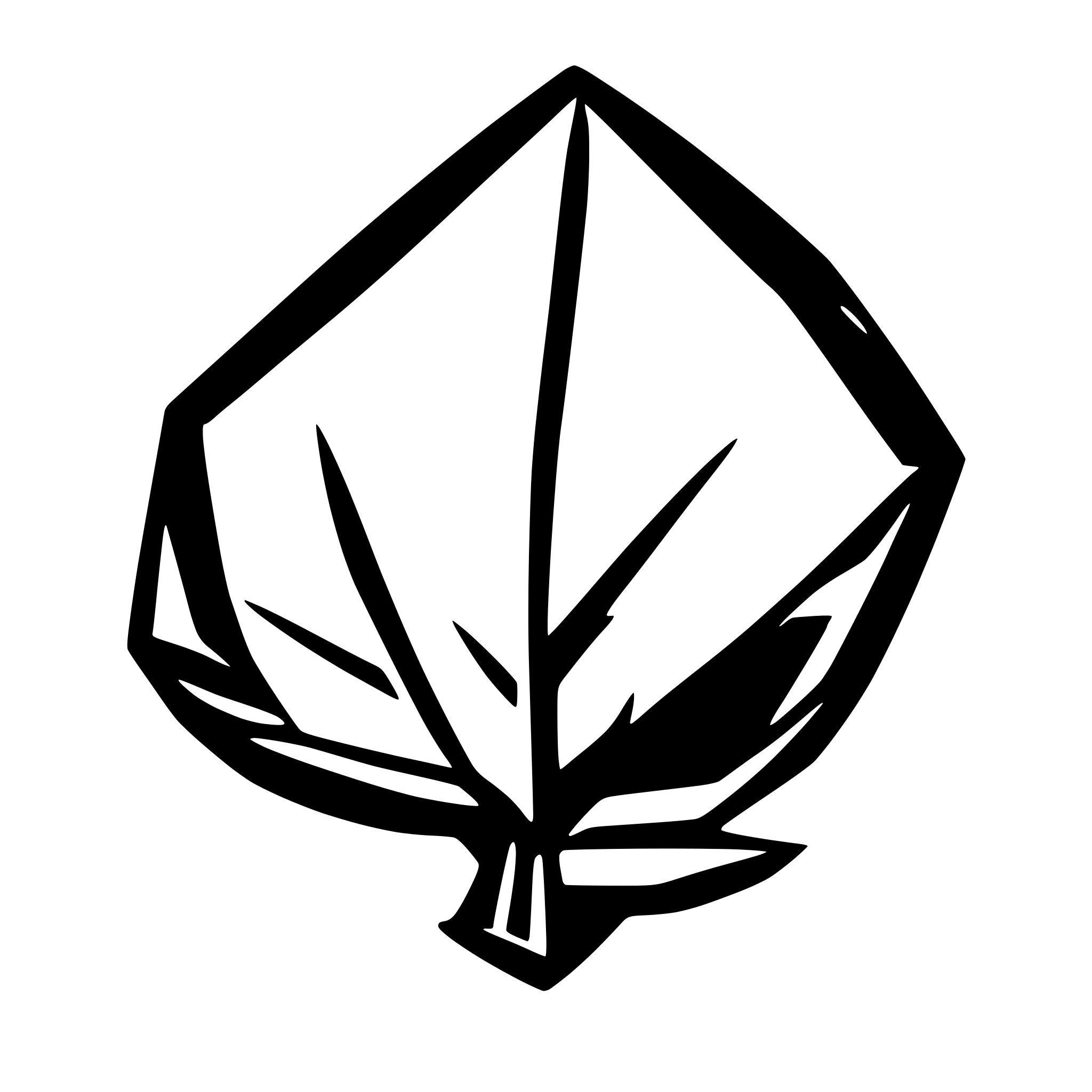 AI-generated SVG of 'a diamond testure sha[ed leaf'