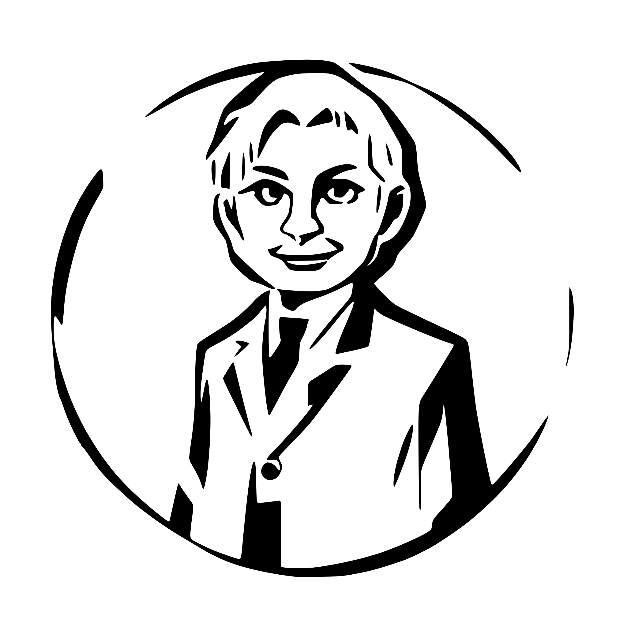 AI-generated SVG of a old doctor