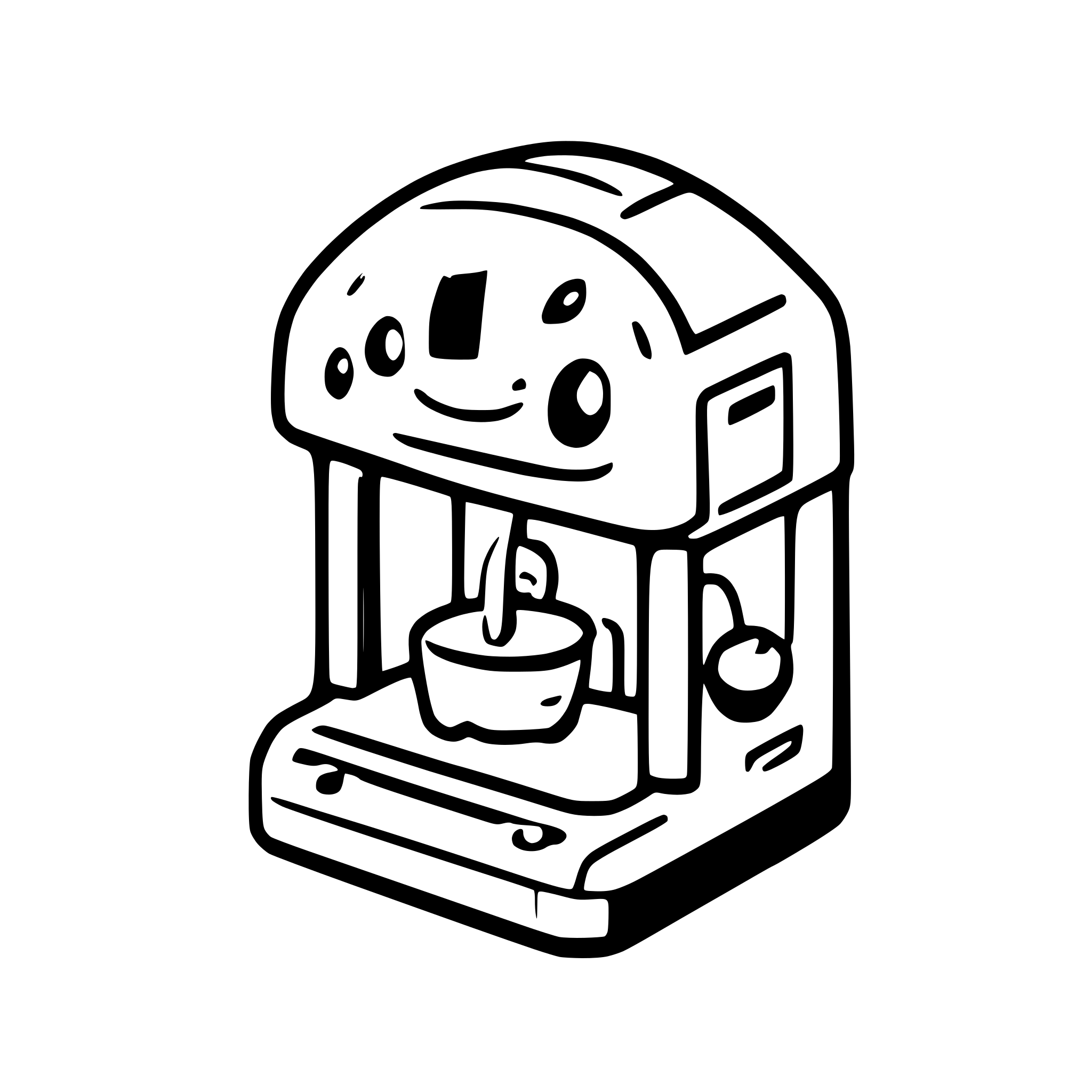 AI-generated SVG of 'a claw machine claw for mobile game'