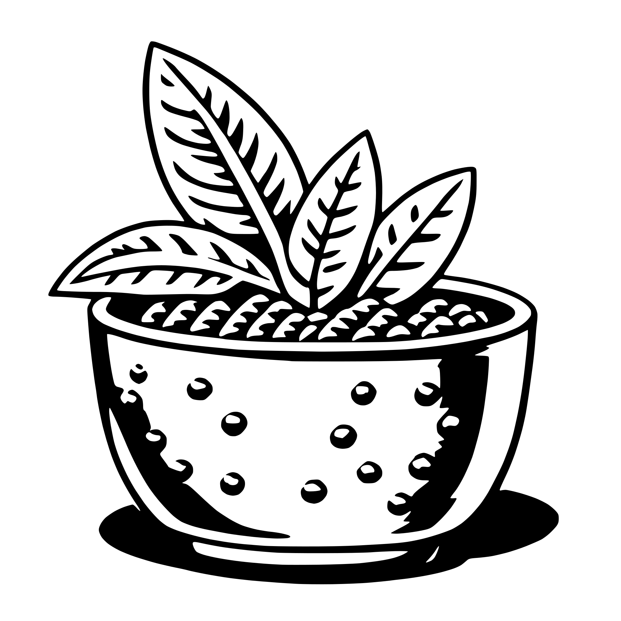 AI-generated SVG of a quinoa