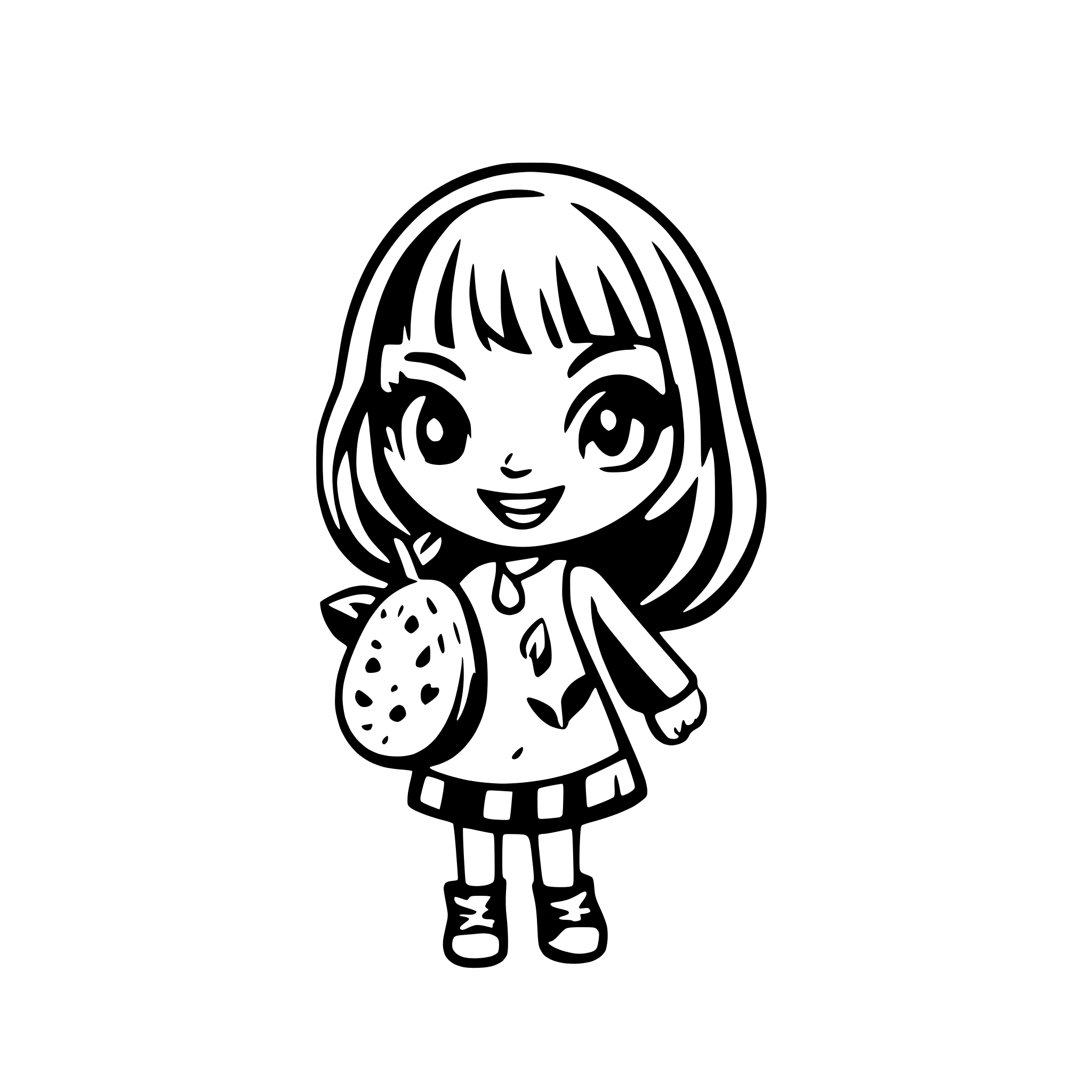 AI-generated SVG of a mango