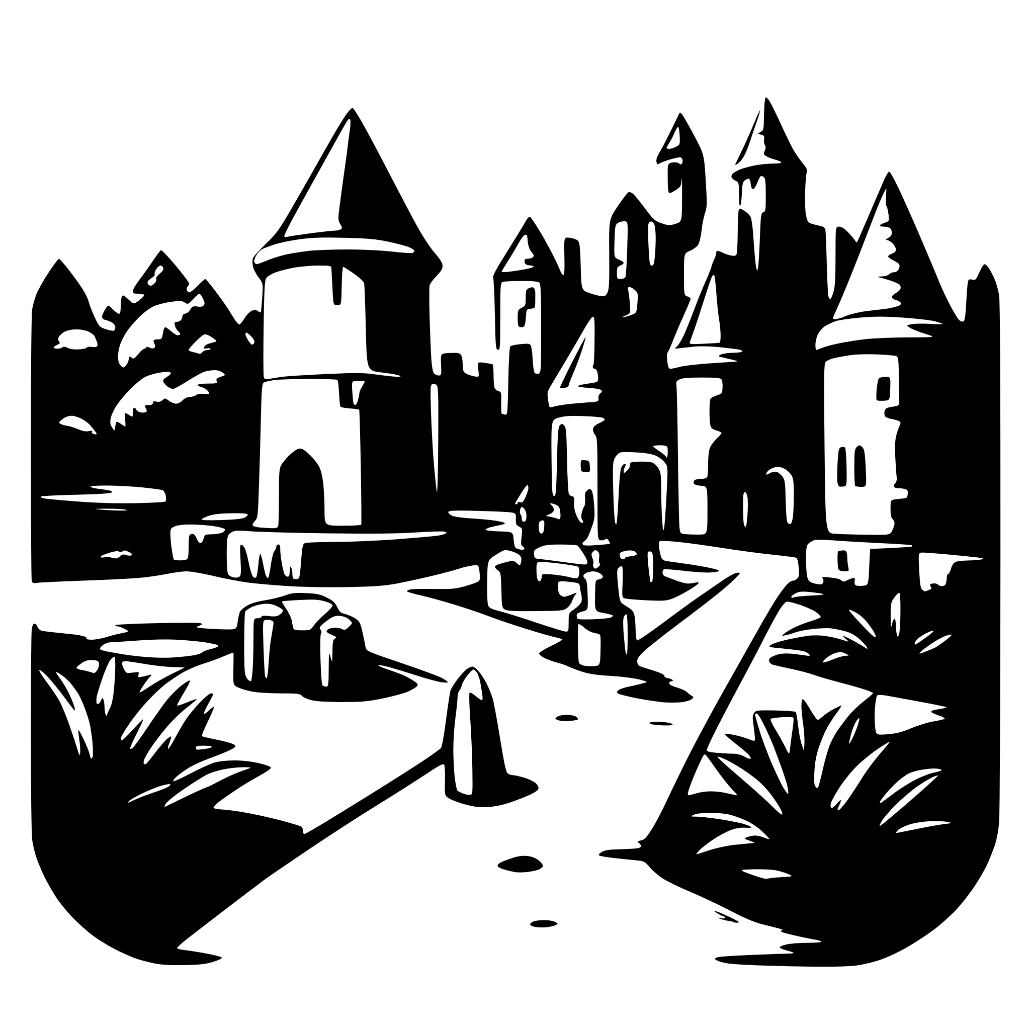 AI-generated SVG of a RUNESCAPE