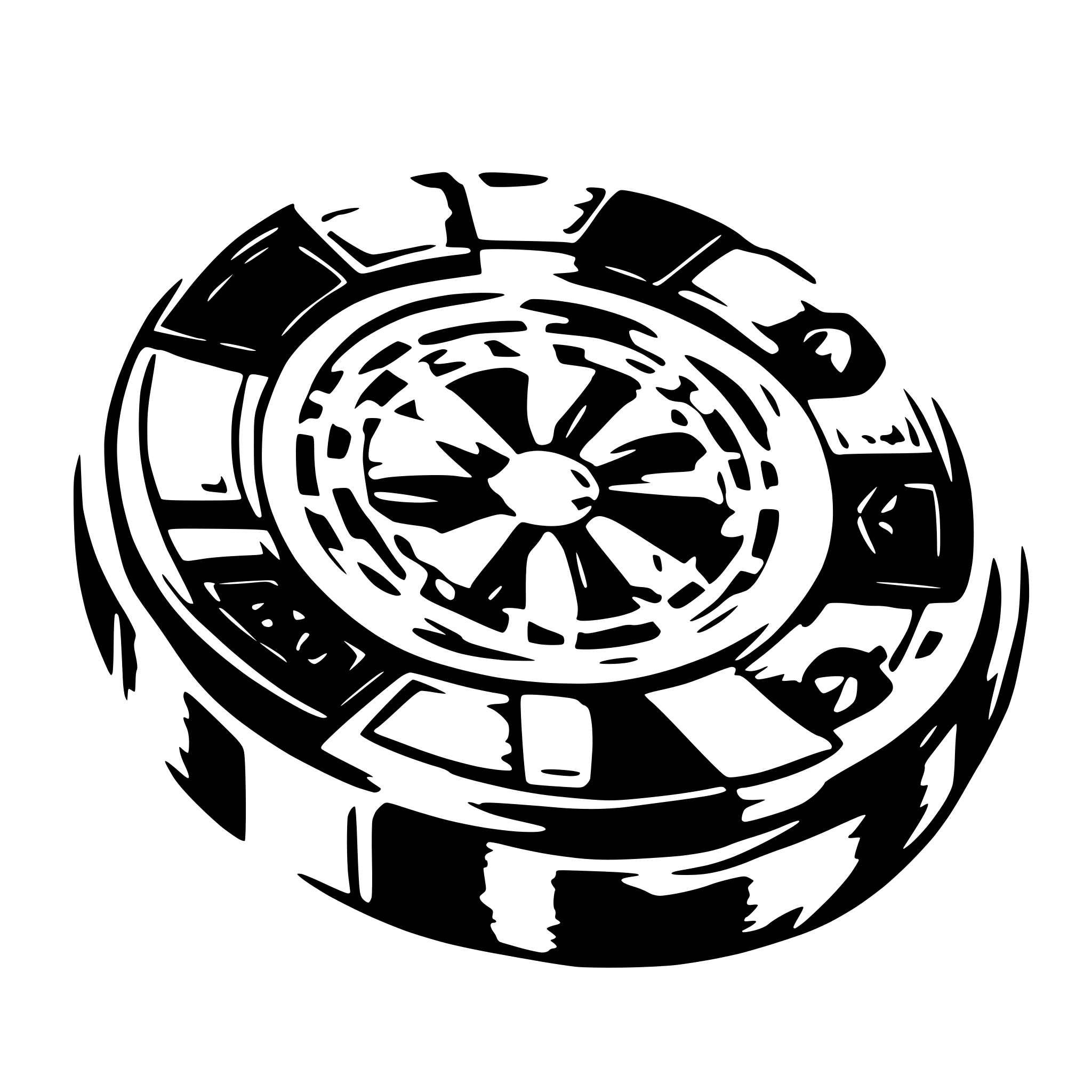 AI-generated SVG of 'a casino poker chip coin'