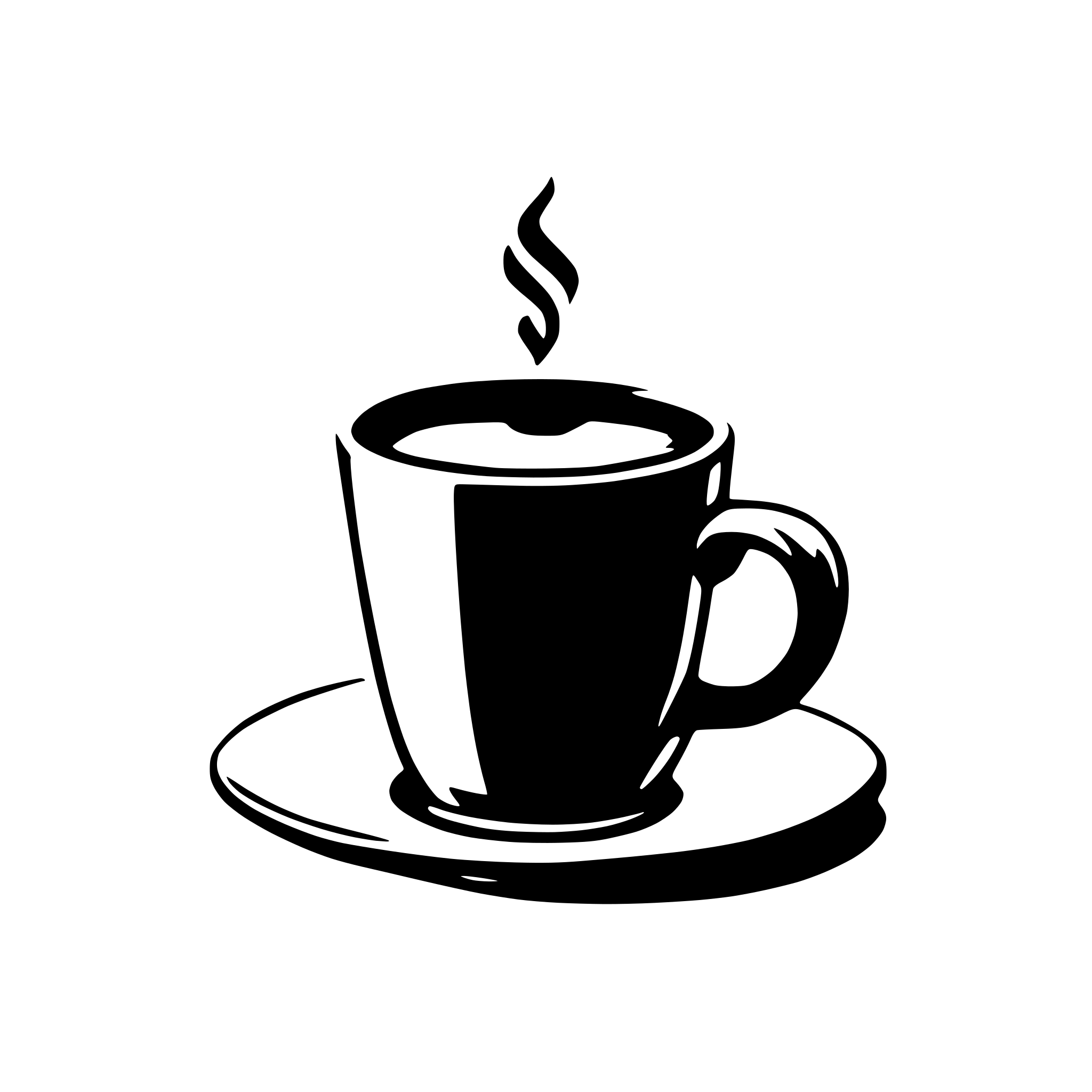AI-generated SVG of a coffee cup