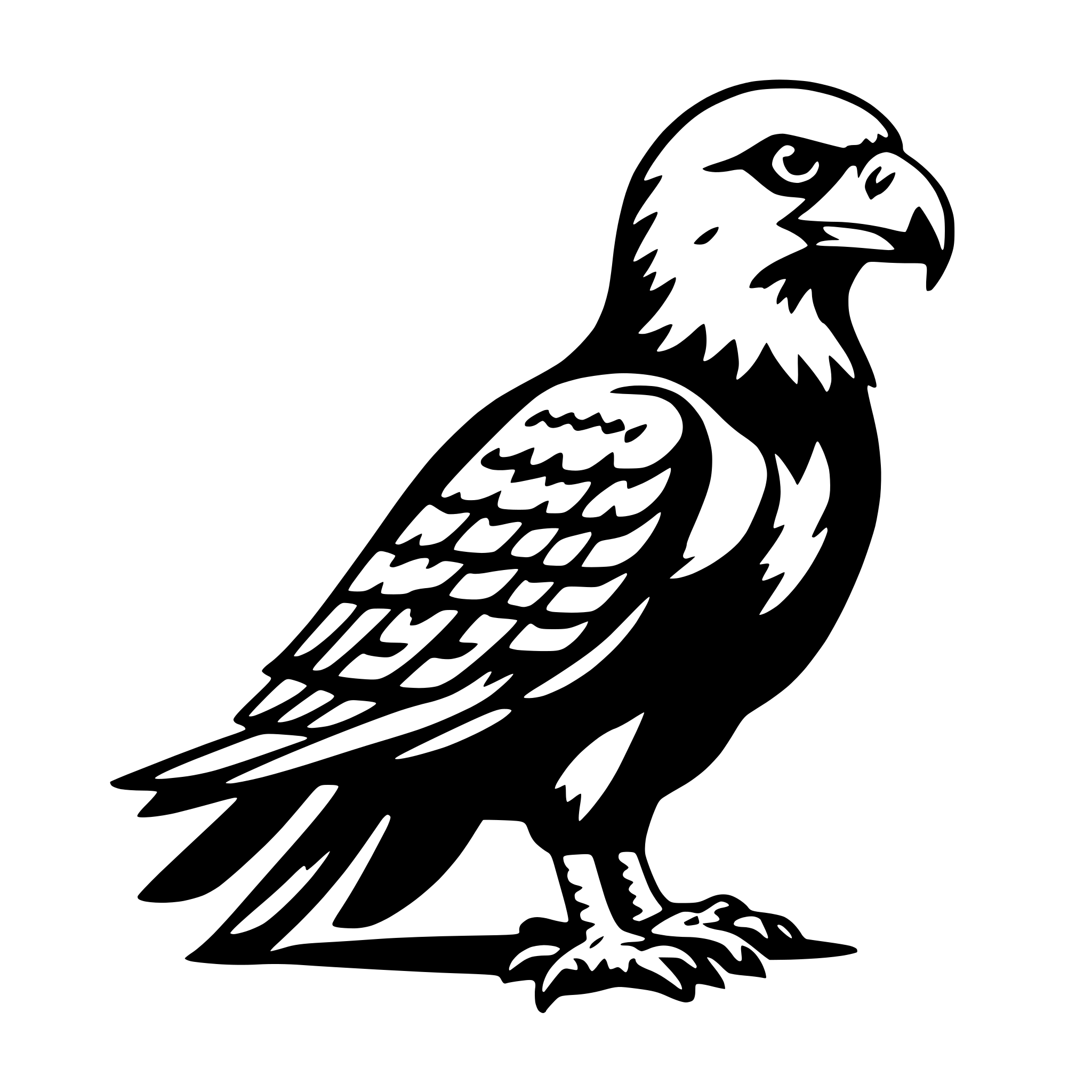 AI-generated SVG of 'eagle'