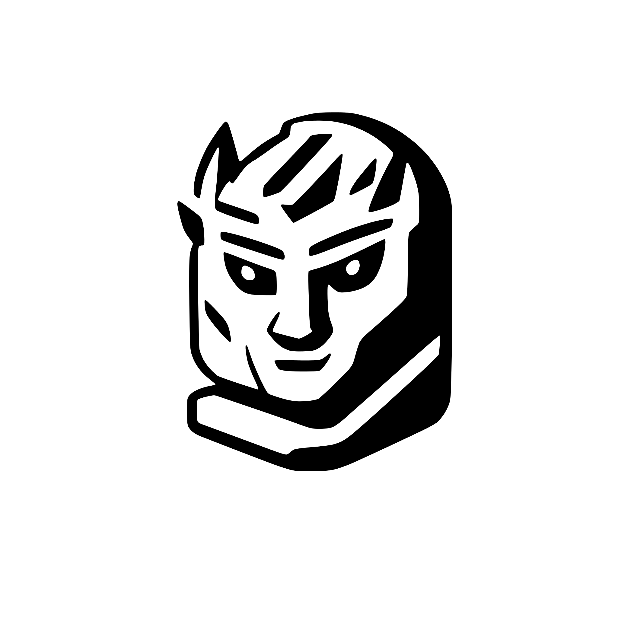 AI-generated SVG of 'griffin brutalist'