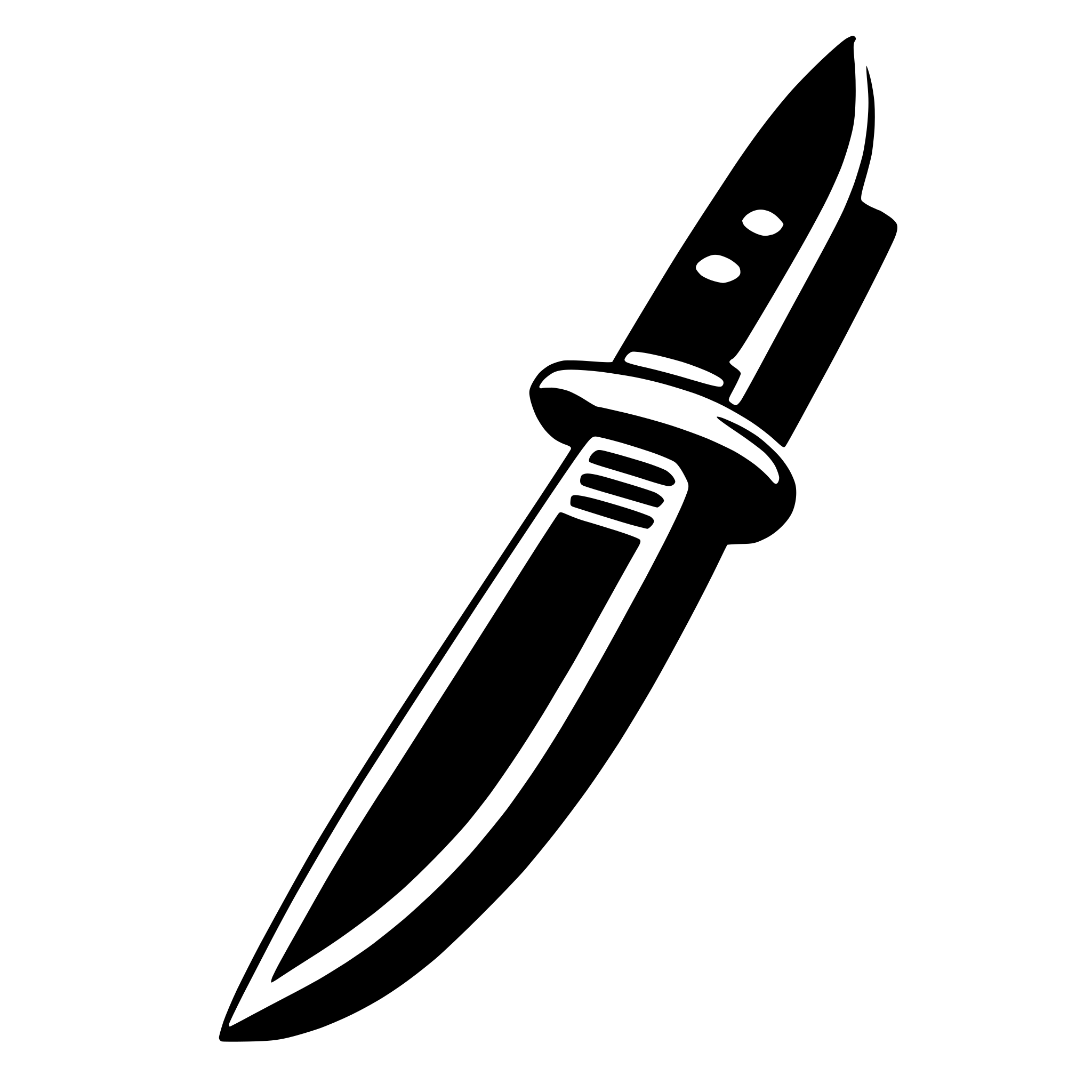 AI-generated SVG of 'knife'