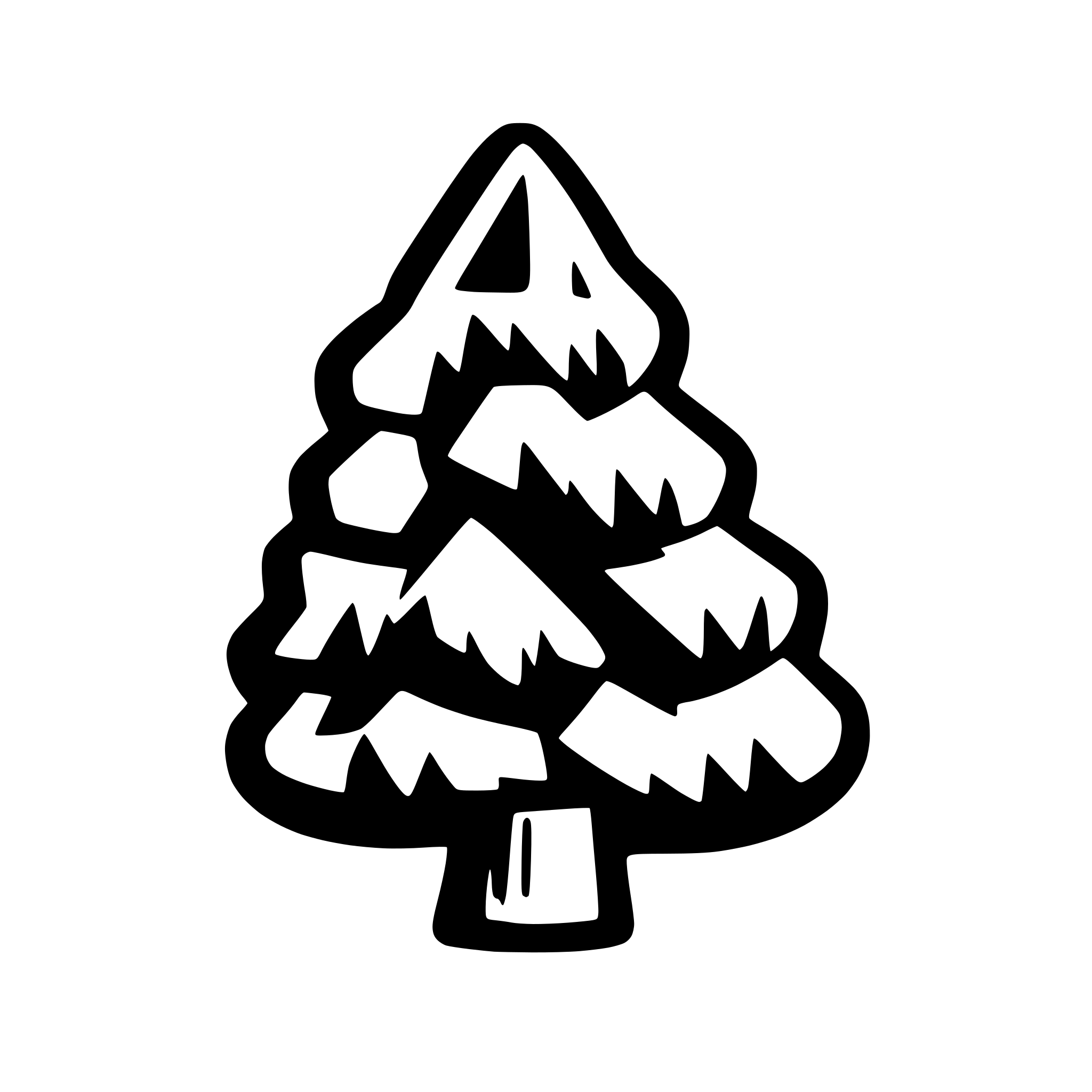AI-generated SVG of 'pine tree'