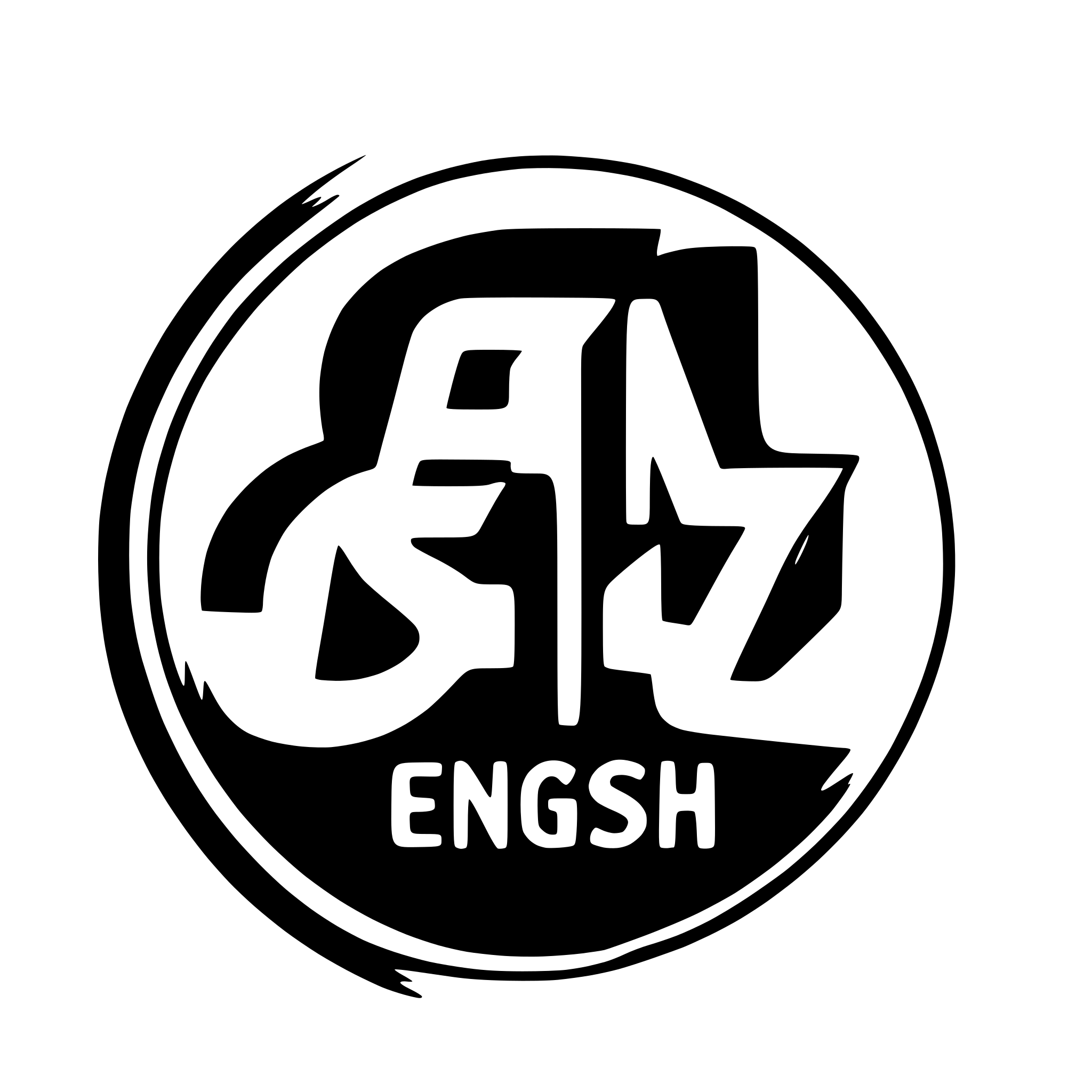 AI-generated SVG of a 'English' word