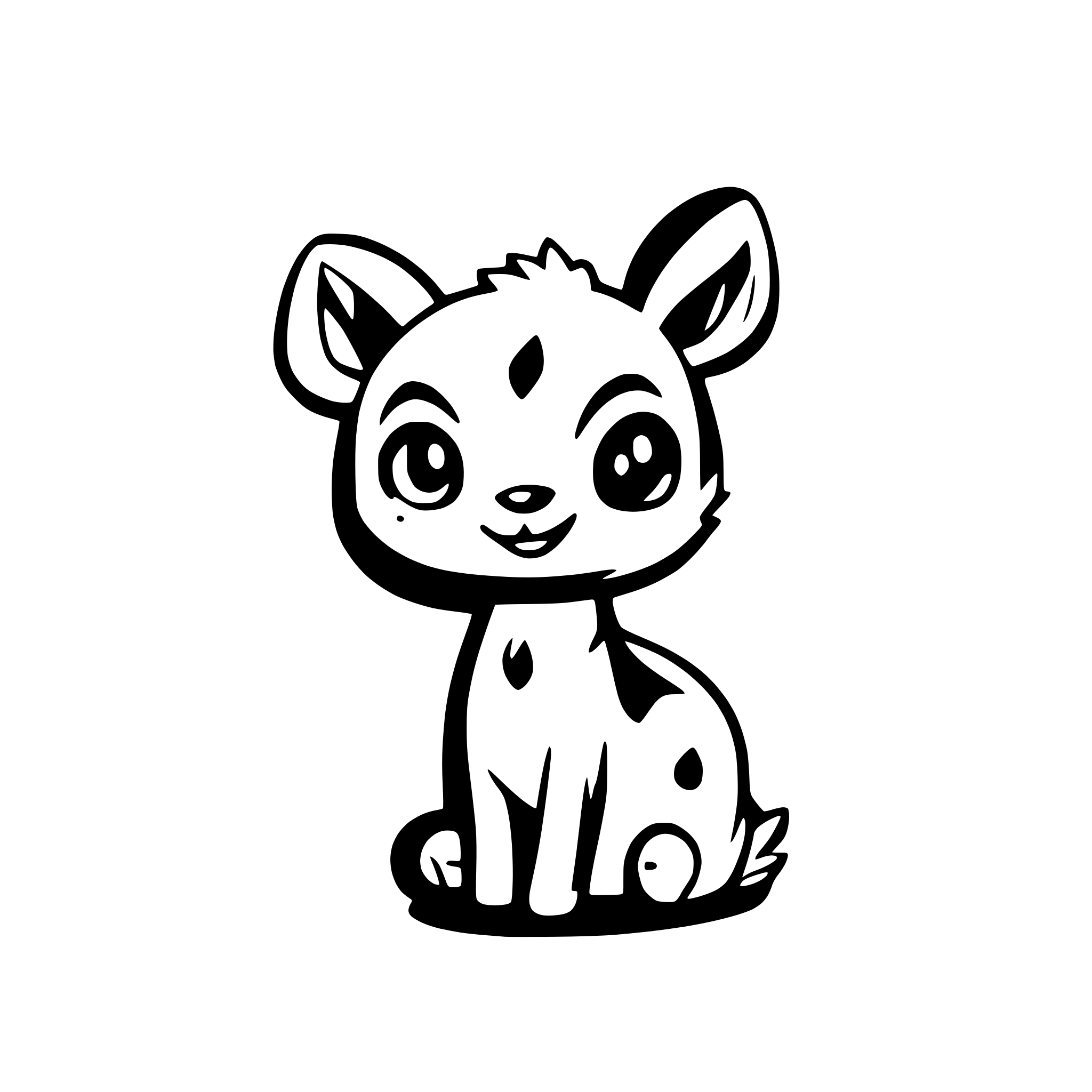 AI-generated SVG of a cute animal