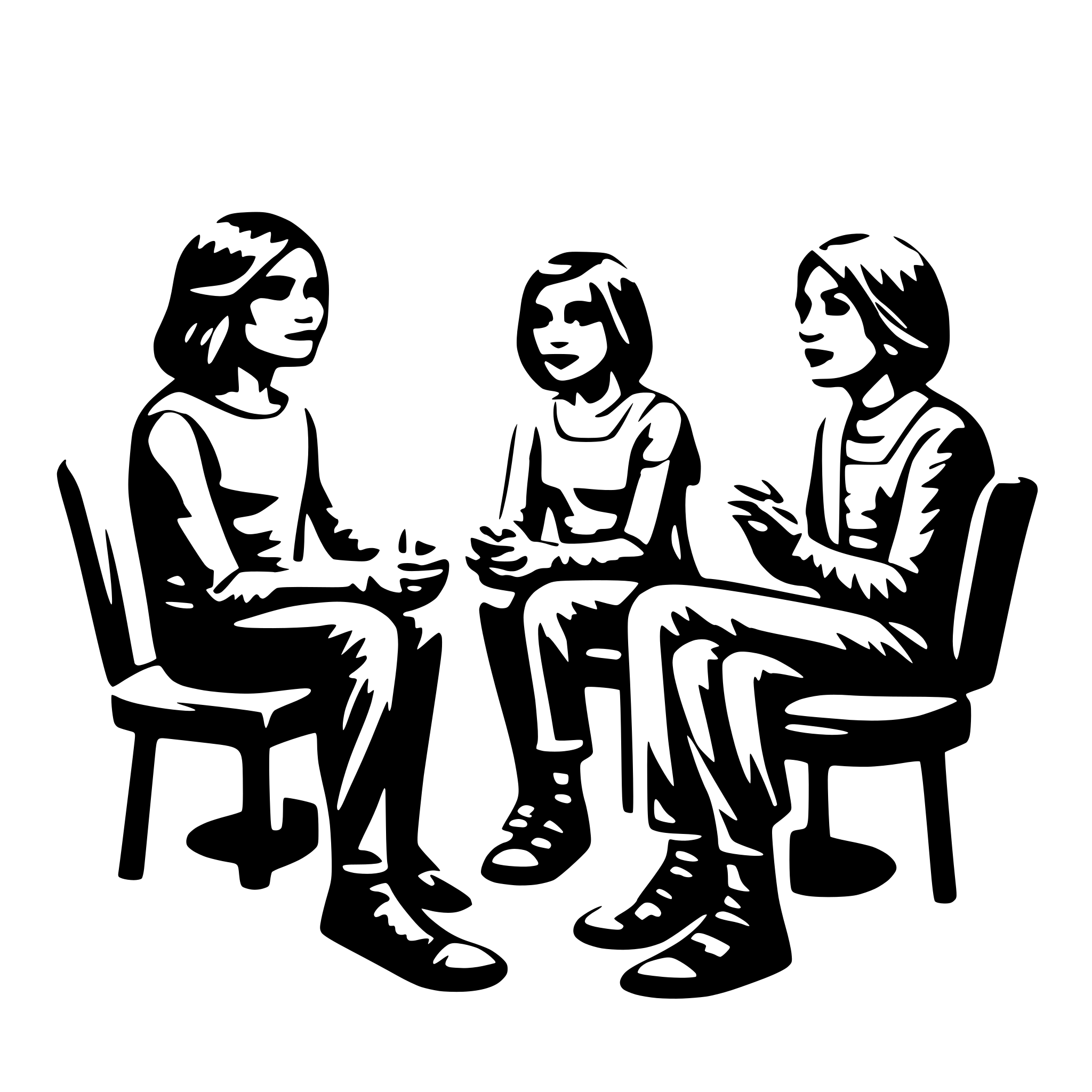 AI-generated SVG of 'Group therapy'