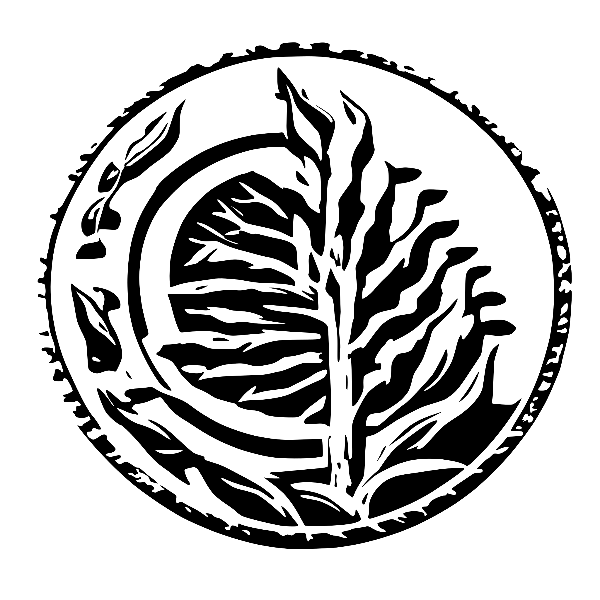AI-generated SVG of a wind coin Token crypto