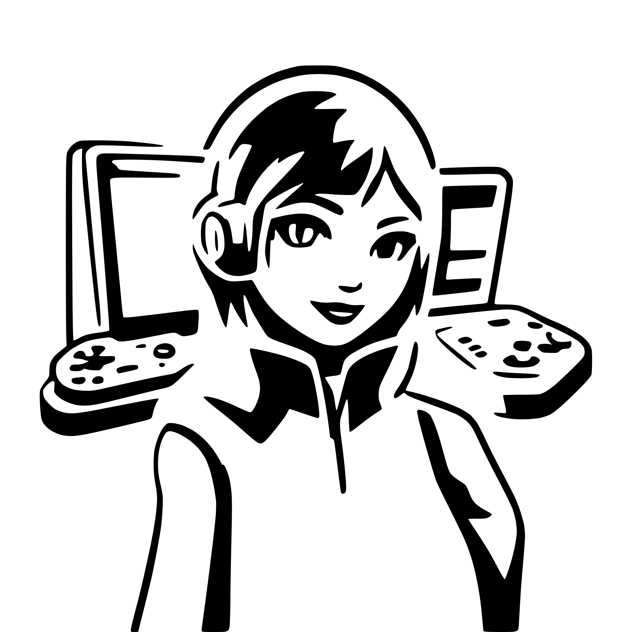 AI-generated SVG of a game store, name in the picture, cyberpunk design, blue colors