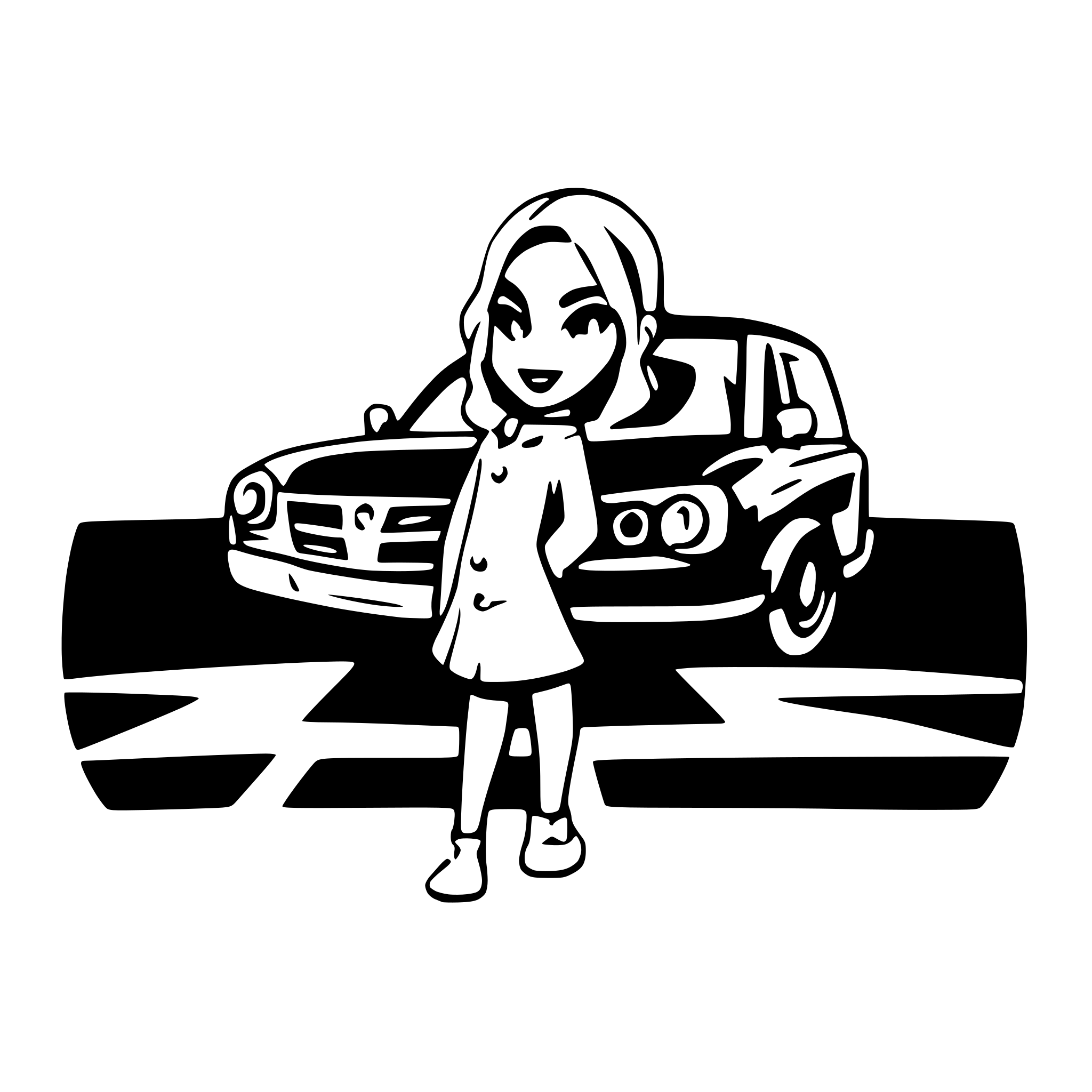 AI-generated SVG of a more cartoon