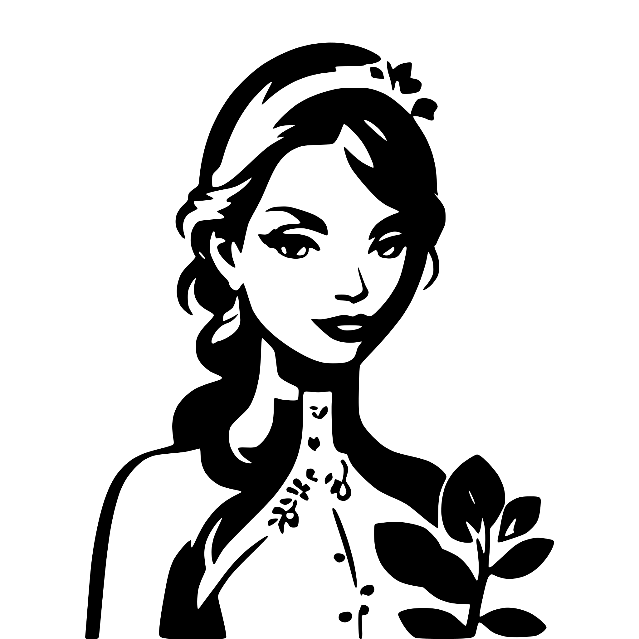 AI-generated SVG of a miss quince