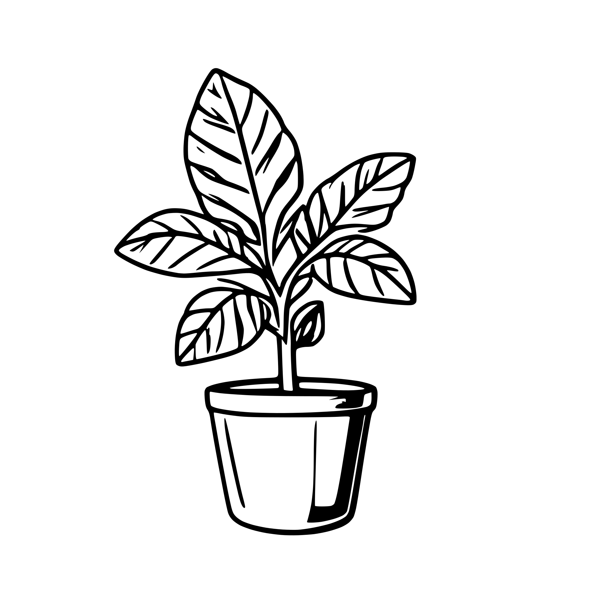 AI-generated SVG of 'Chilipepper fern plant habanero jalapeno'