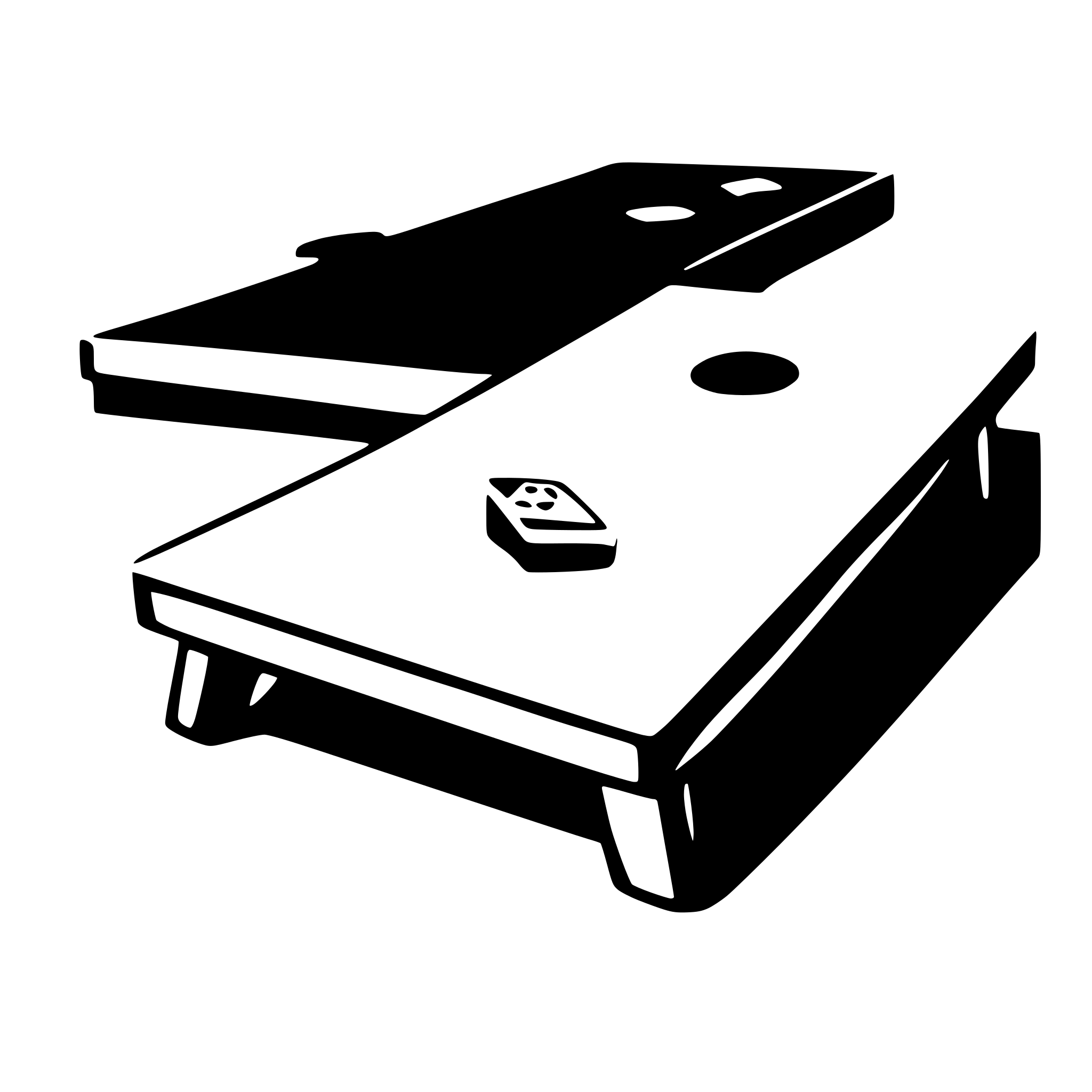 AI-generated SVG of a cornhole game