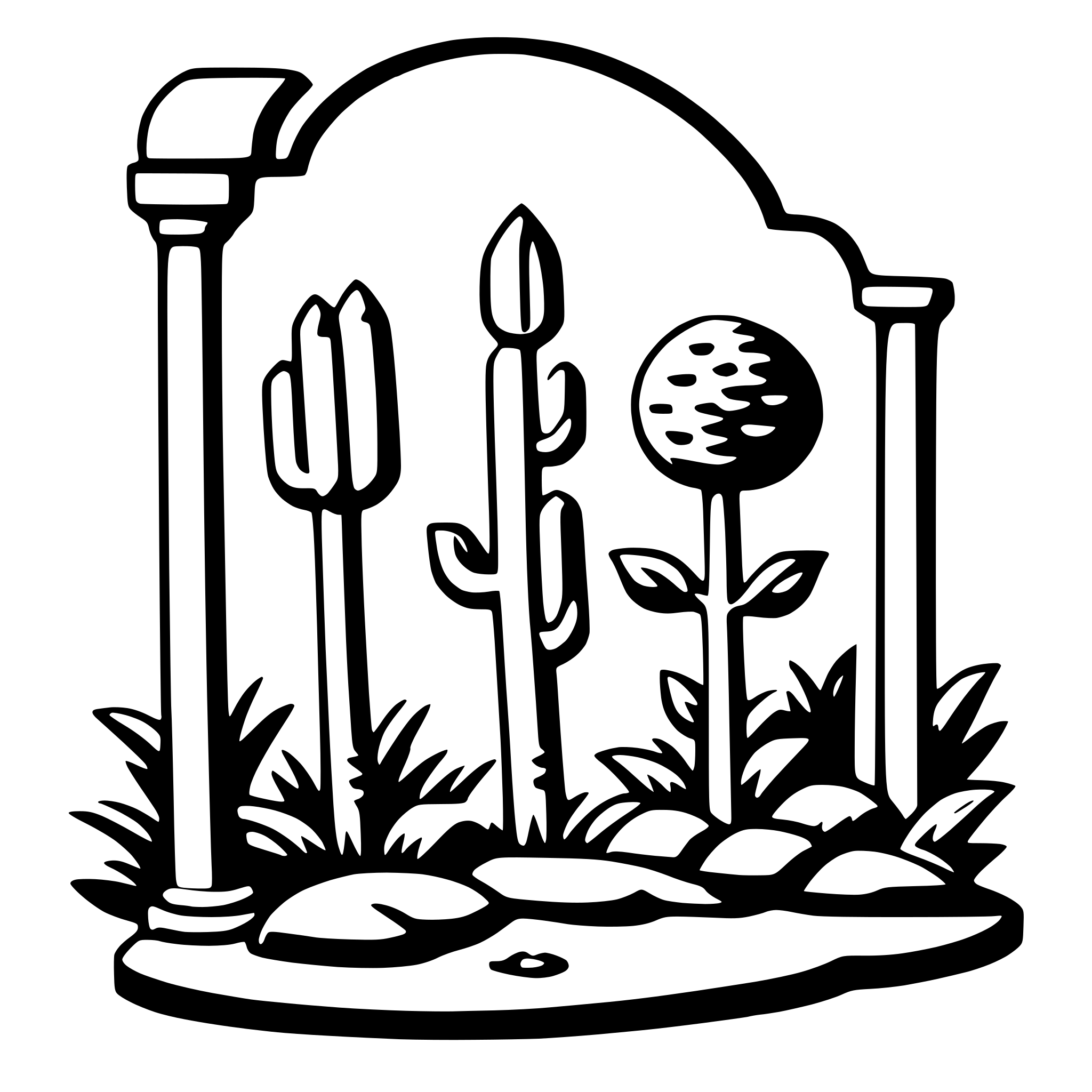 AI-generated SVG of a tapestry