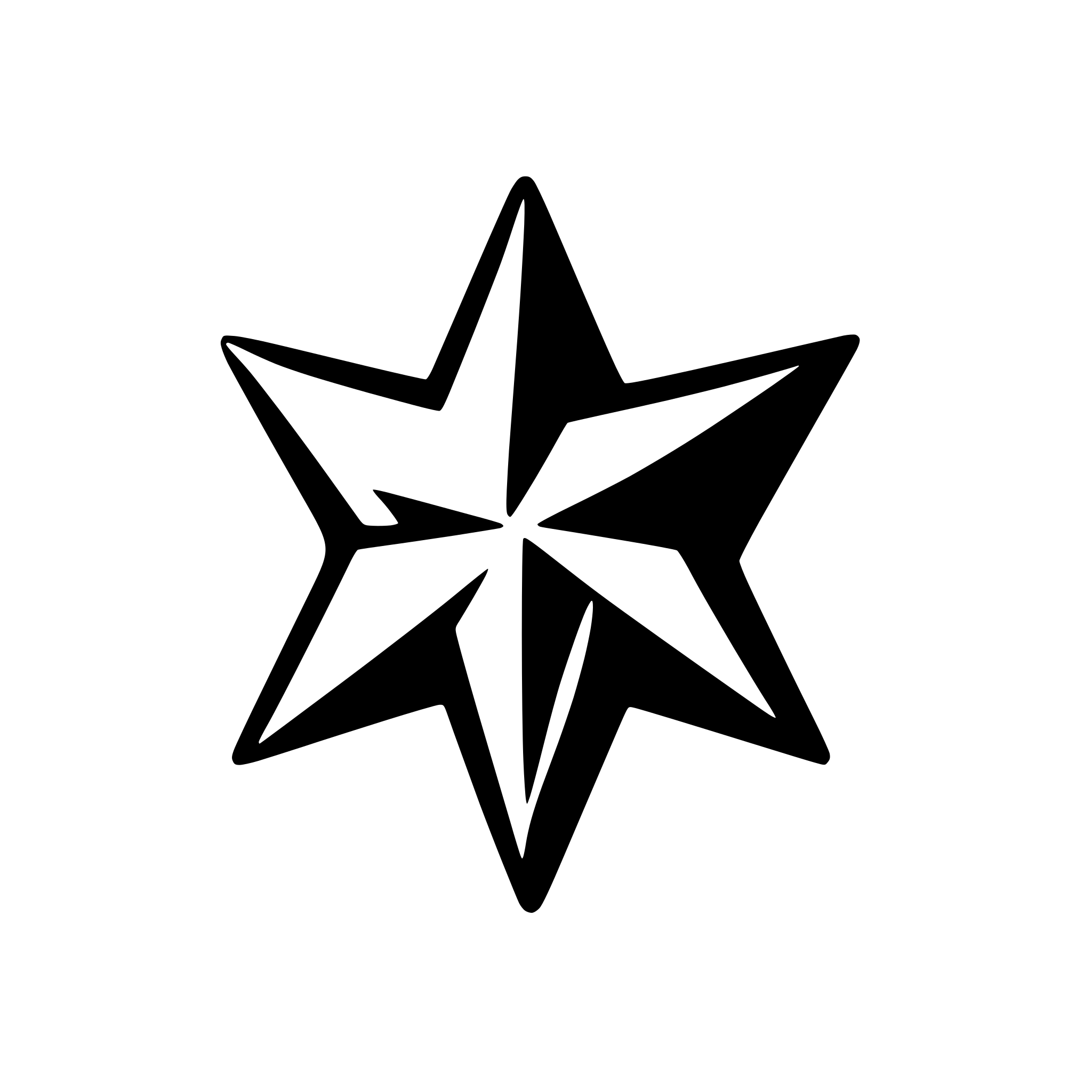 AI-generated SVG of 'geometric star with sharp points'