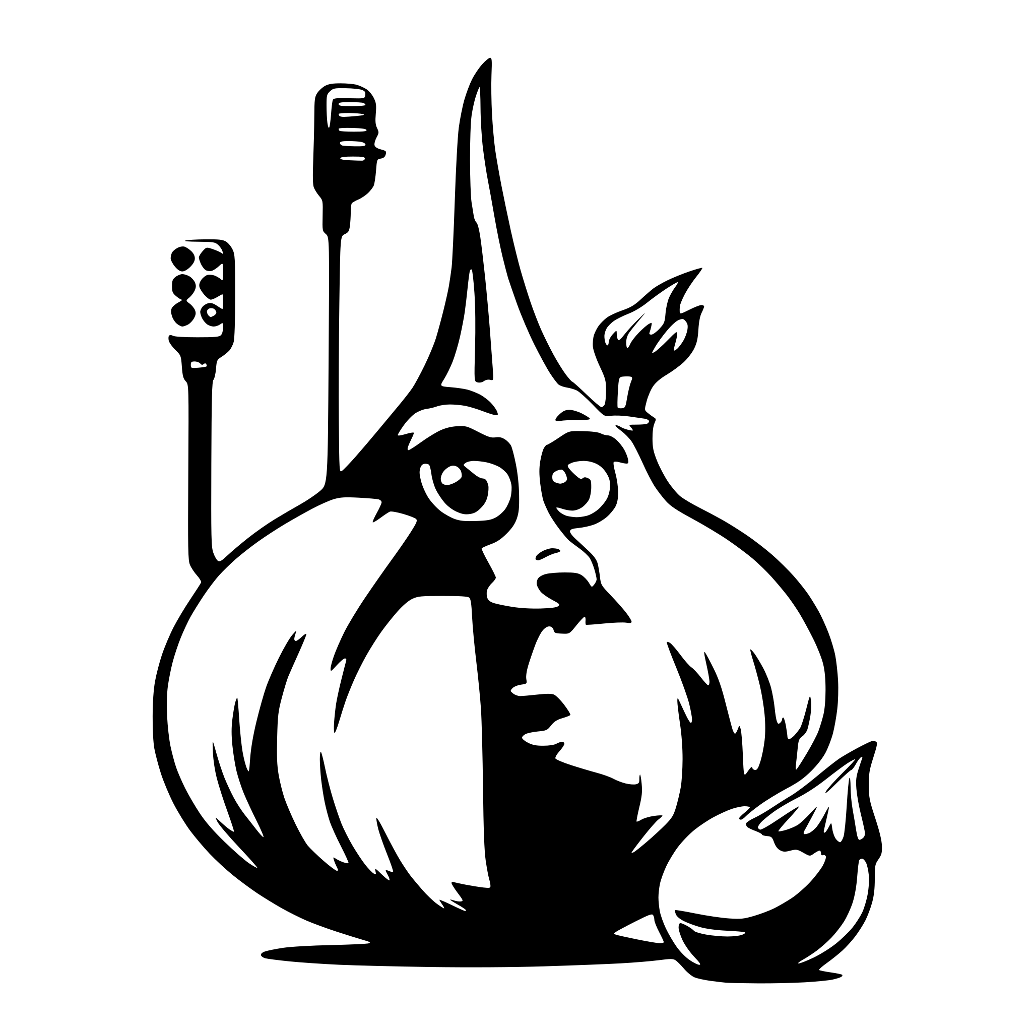 AI-generated SVG of a an onion talking on the phone with a cell phone on its ear AI-generated SVG of a an onion talking on the phone with a cell phone on its ear
