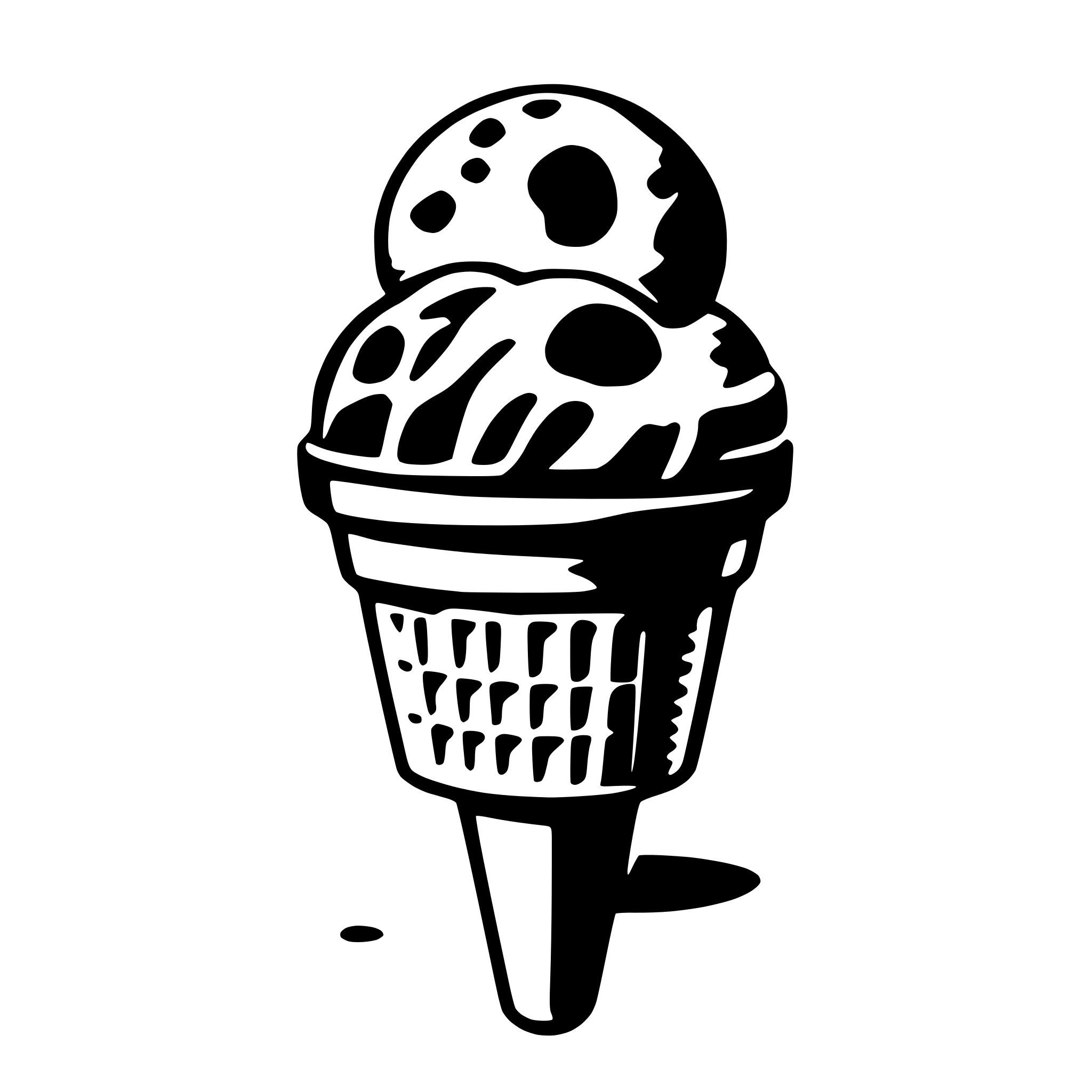 AI-generated SVG of a ice cream