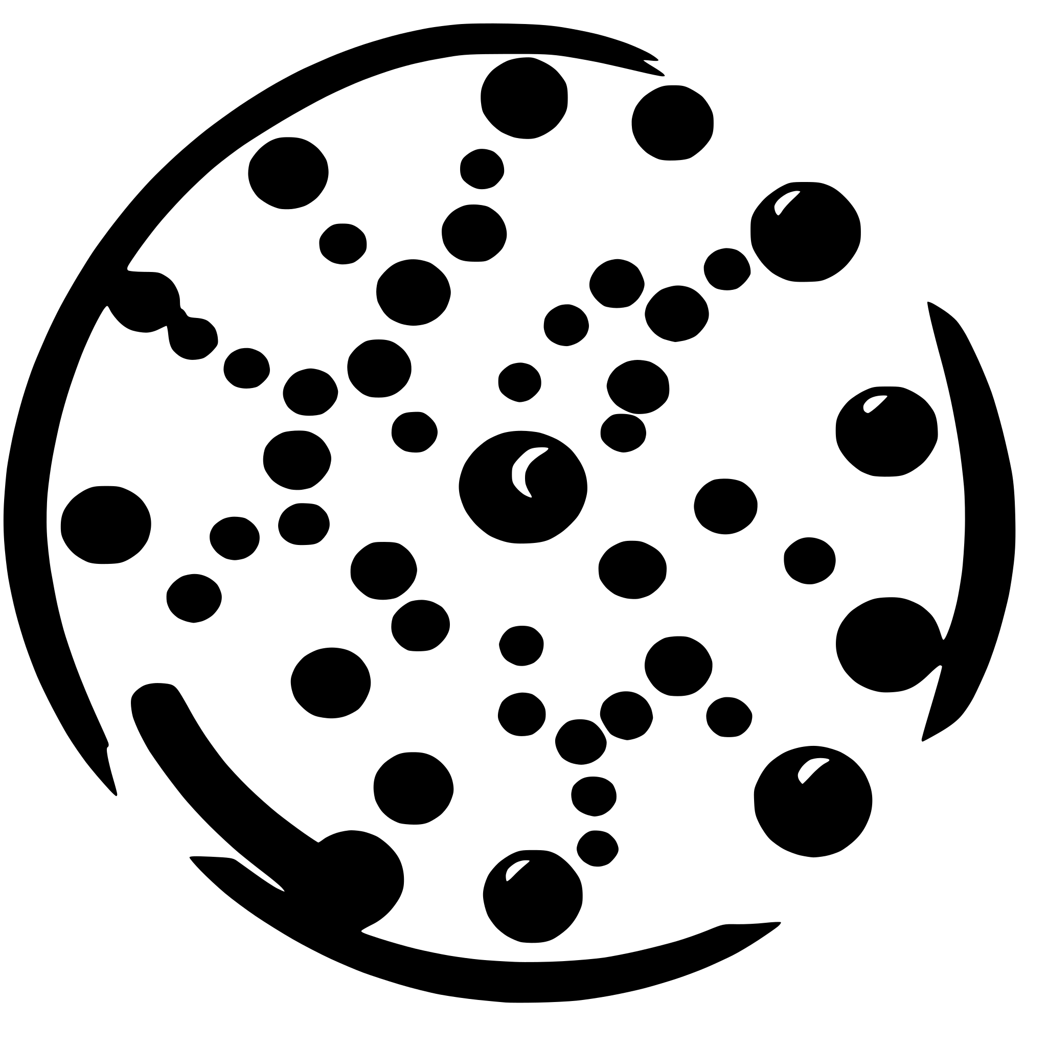 AI-generated SVG of 'endless infinity circles'