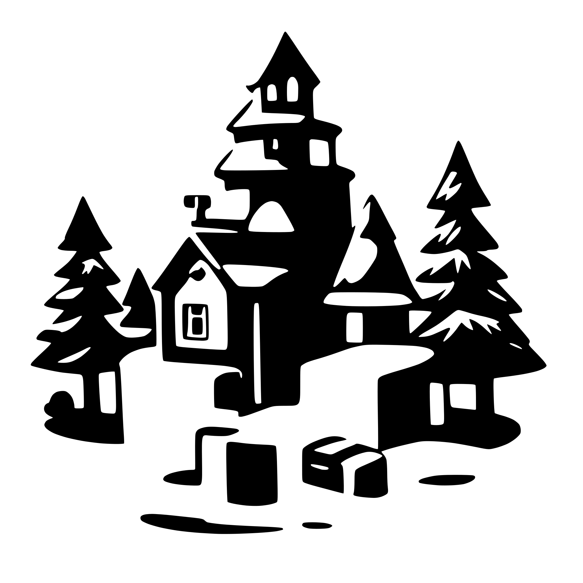 AI-generated SVG of a christmas