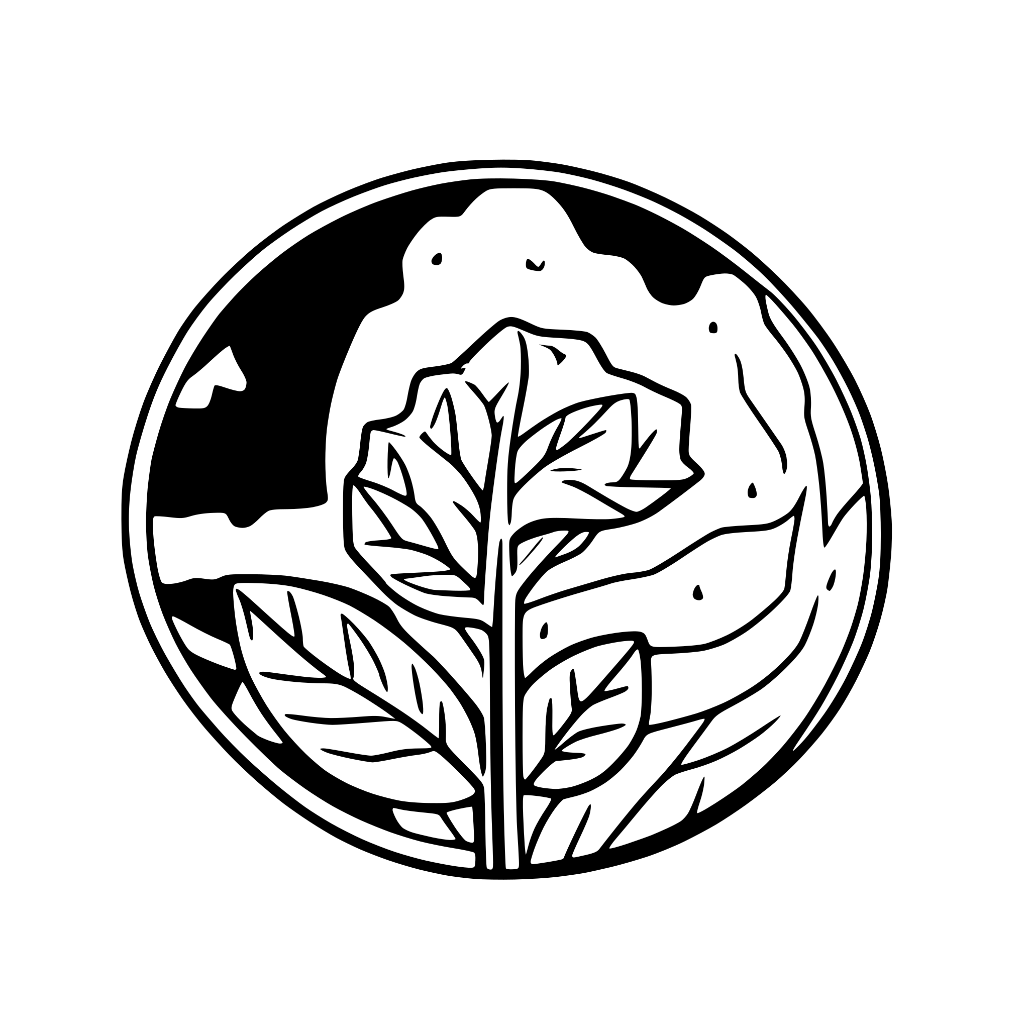 AI-generated SVG of 'half earth plannet'