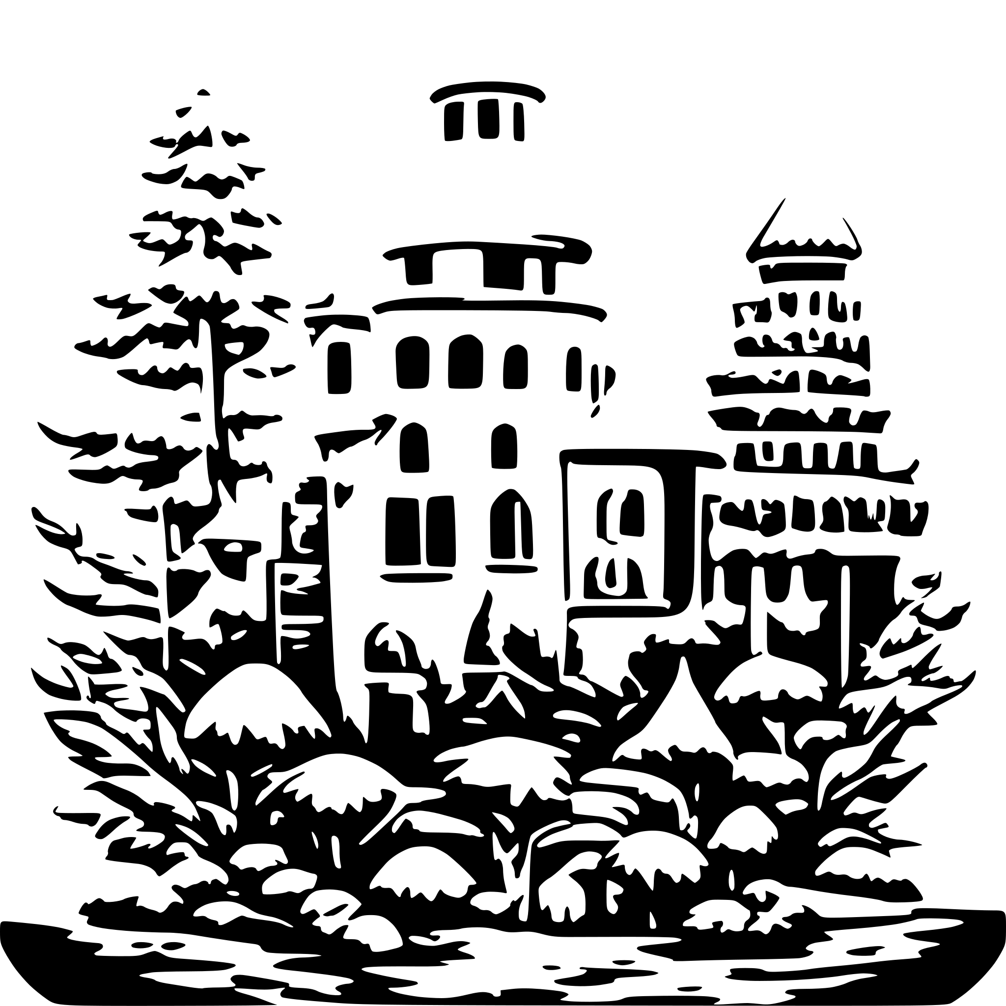 AI-generated SVG of a christmas