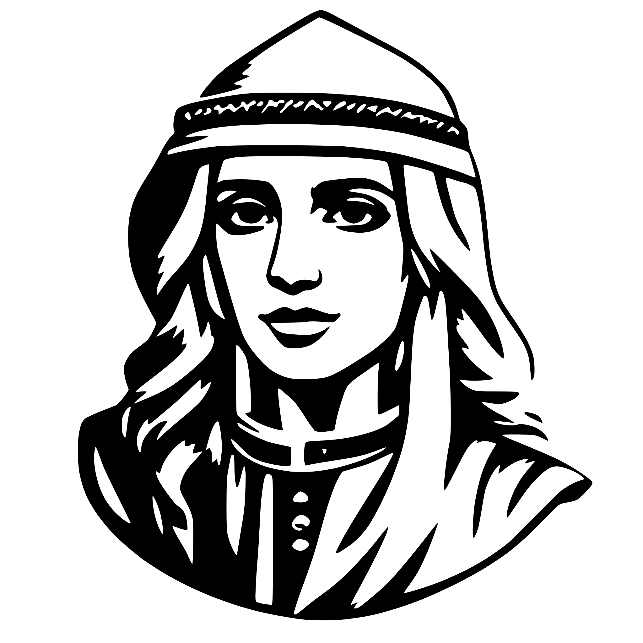 AI-generated SVG of 'Al-Muqri'