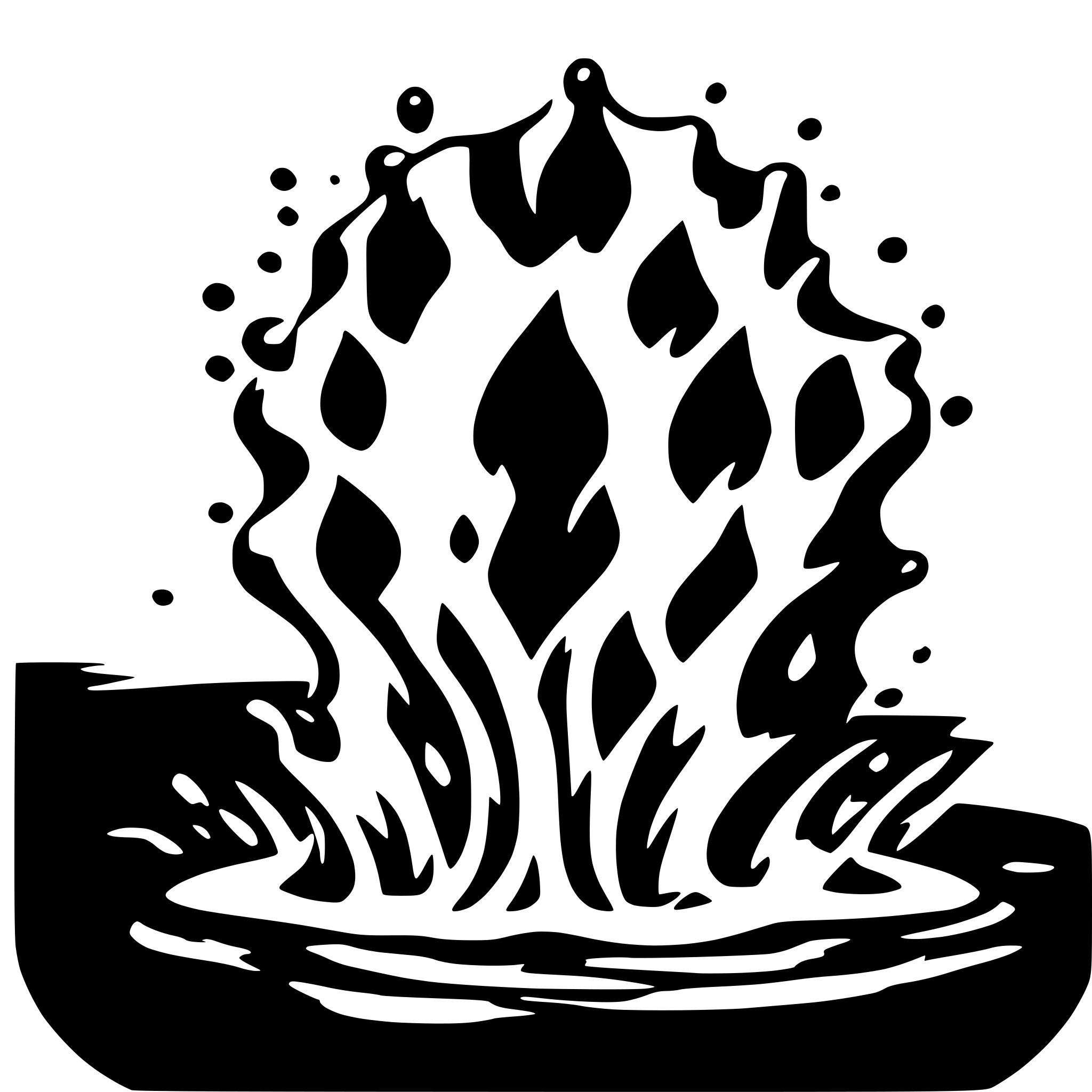 AI-generated SVG of a splash