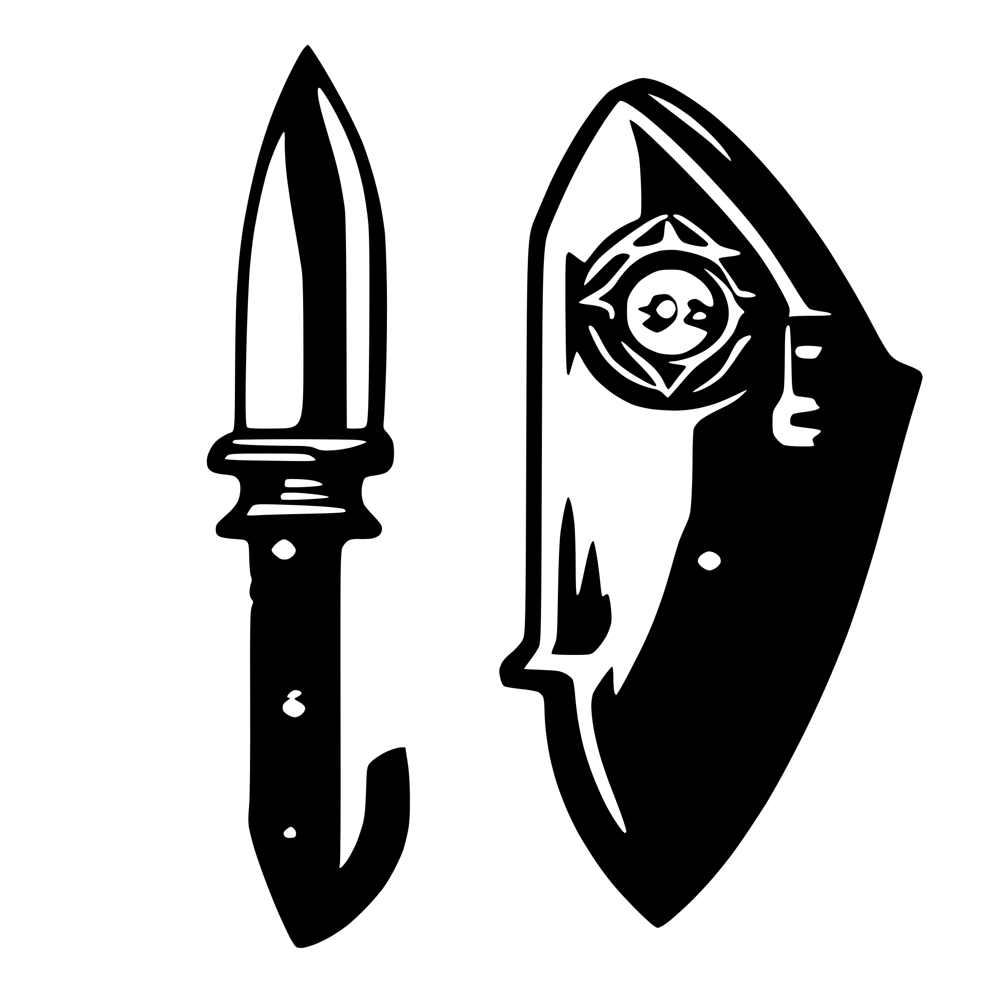 AI-generated SVG of 'EDC knife'