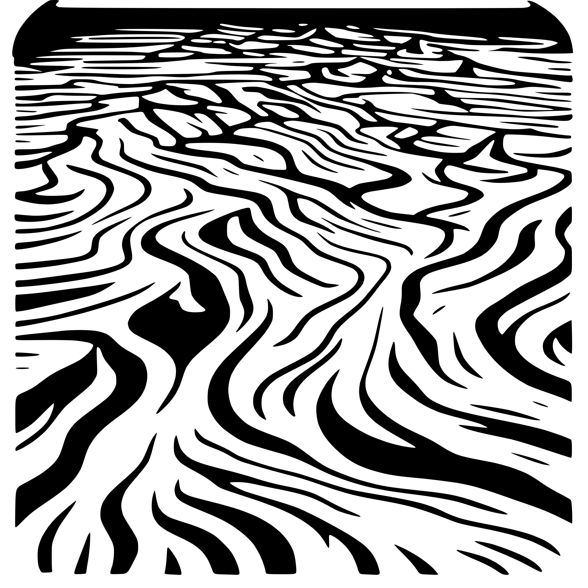 AI-generated SVG of a topography pattern