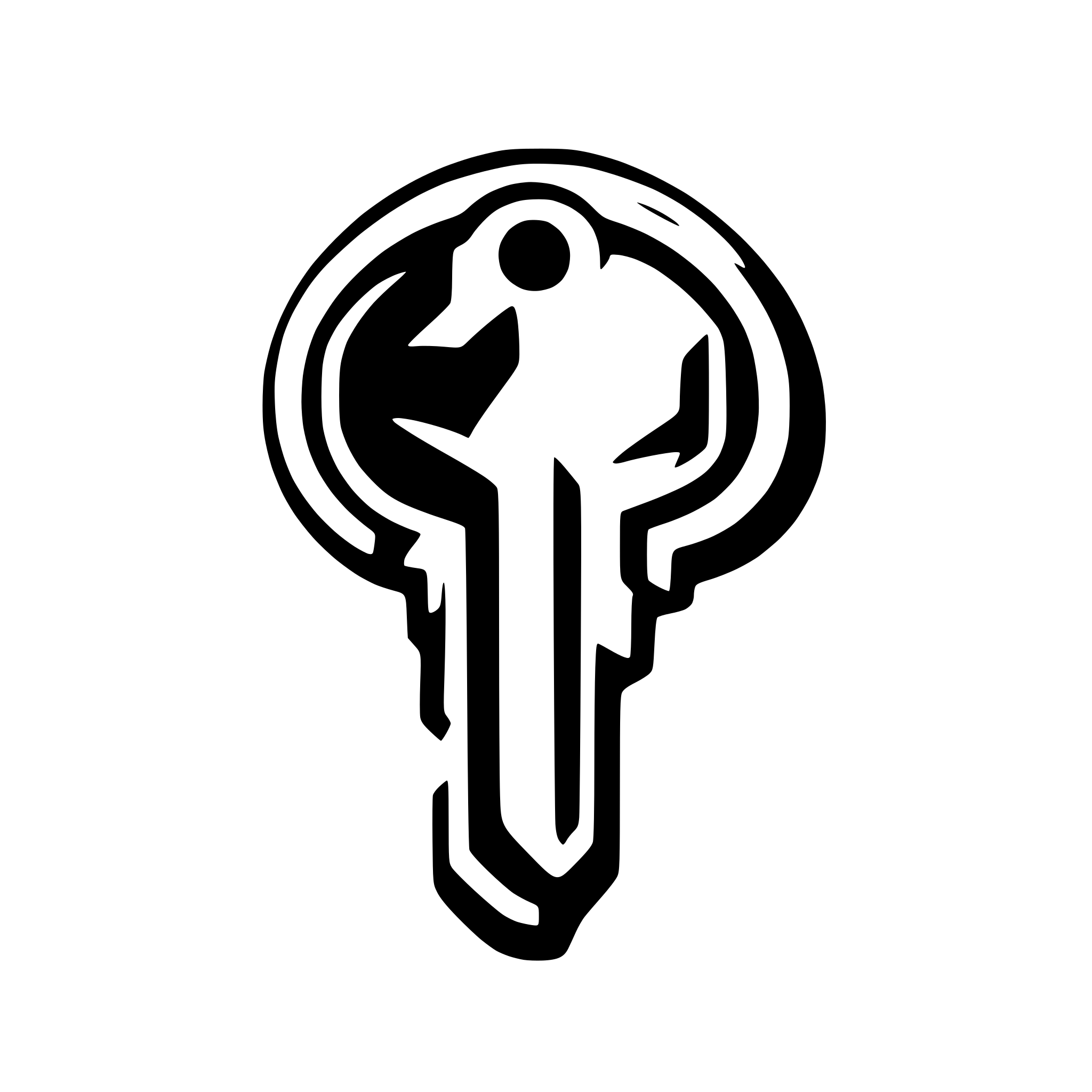 AI-generated SVG of a A key